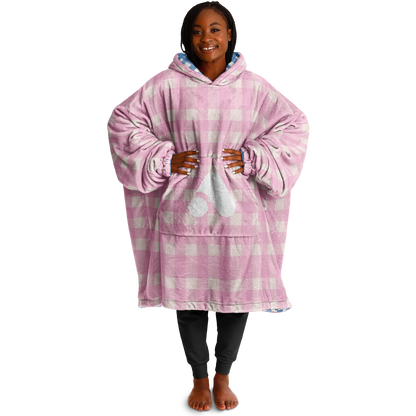 Cotton Candy Plaid Reversible Rest-Day Hoodie - Arcadia Apparel