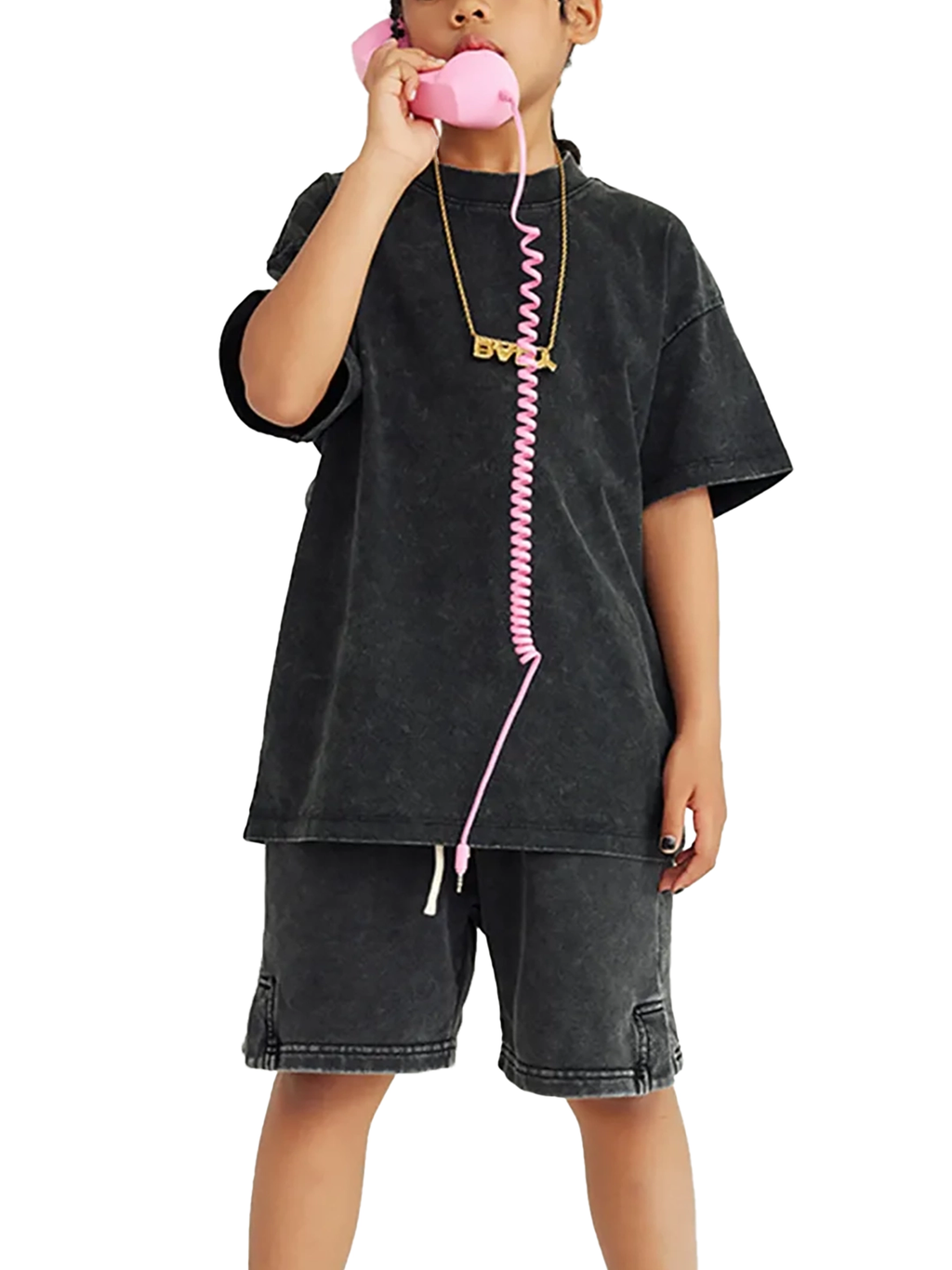 K | snow washed kids' t-shirt