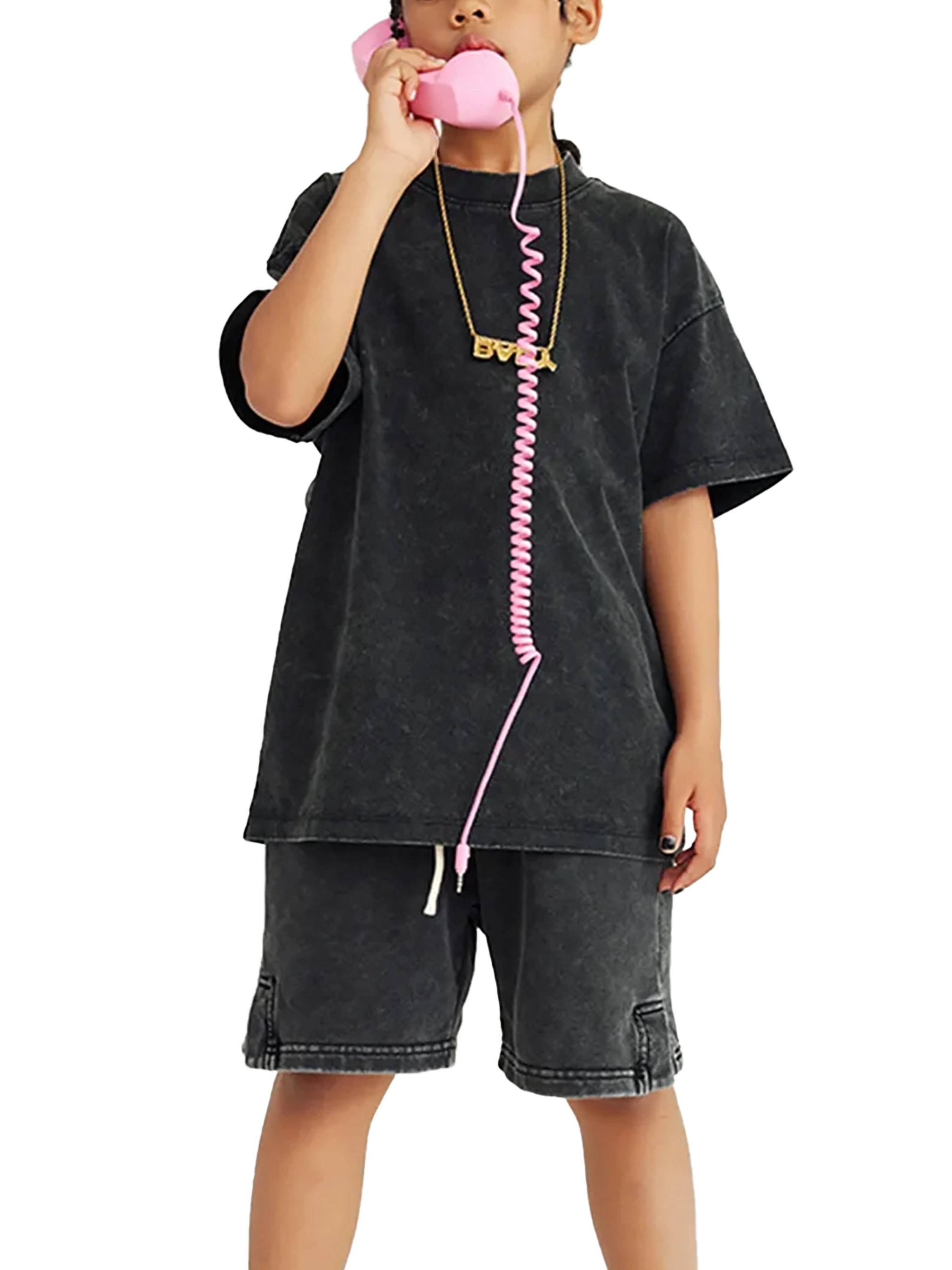 K | snow washed kids' t-shirt