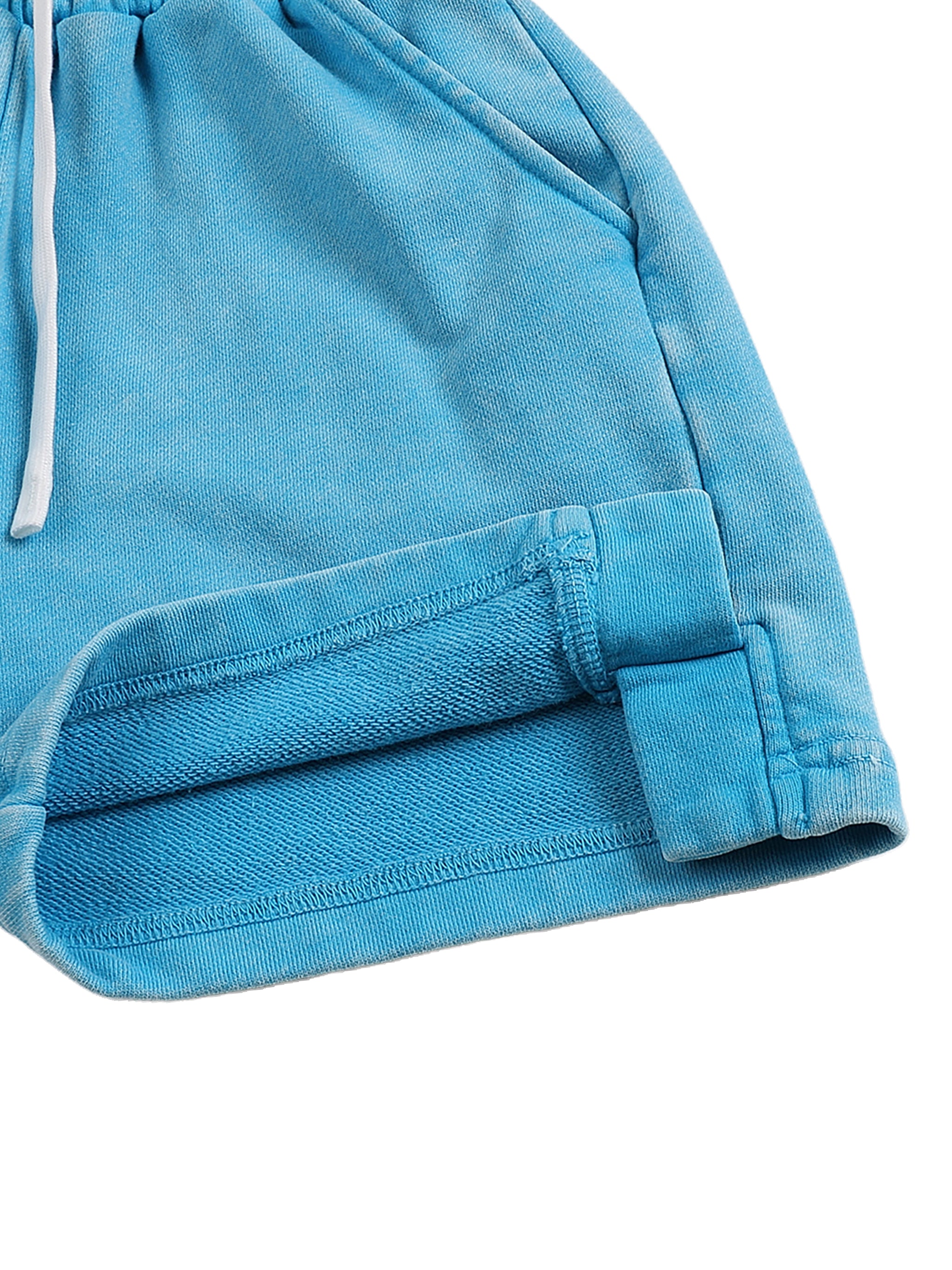 K | snow-washed kids' shorts