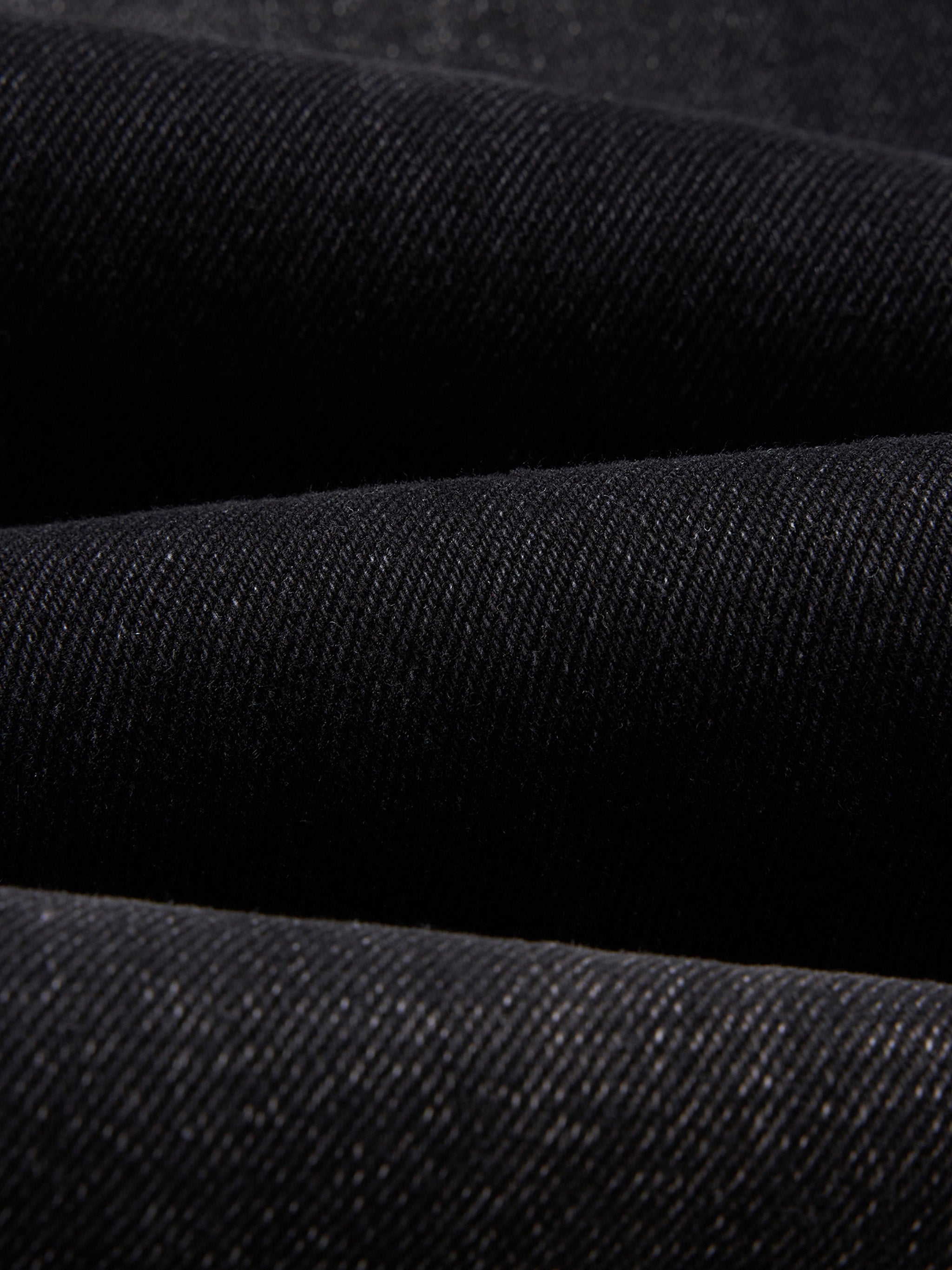 M | vintage wash wide leg jeans | black