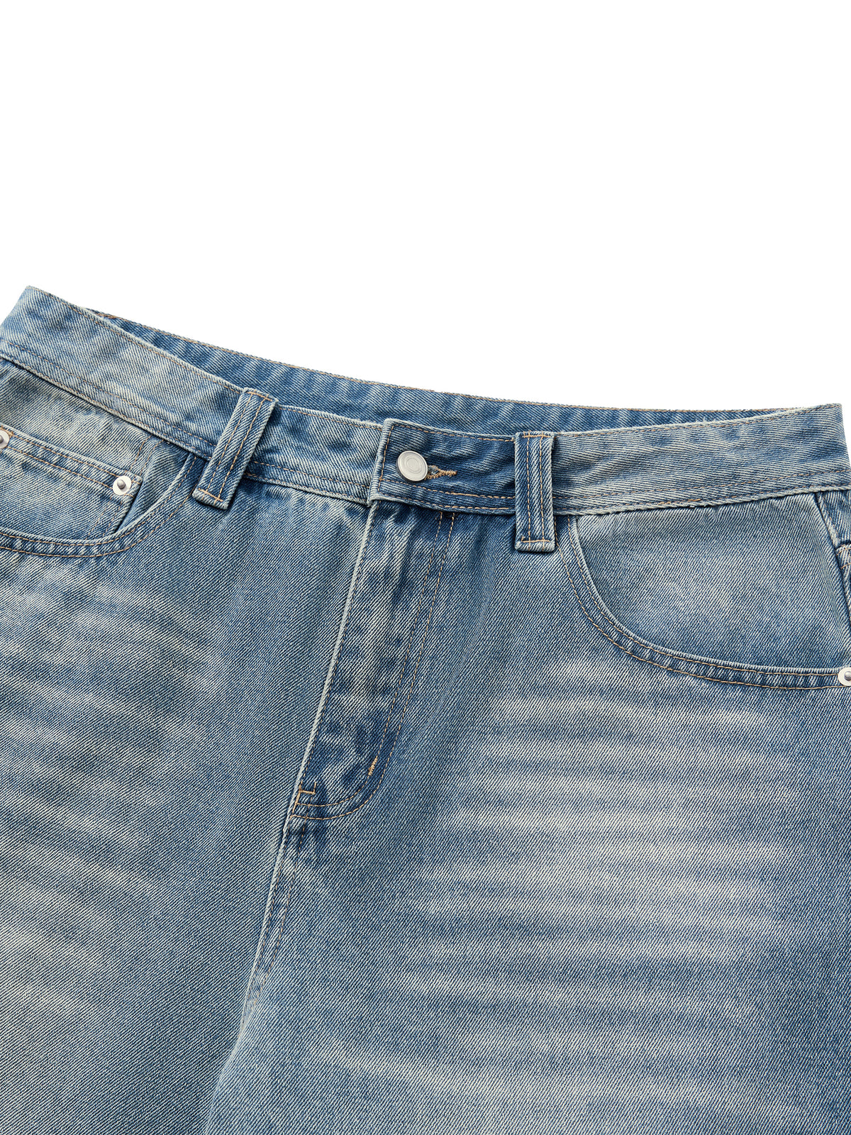 M | vintage wash denim jeans