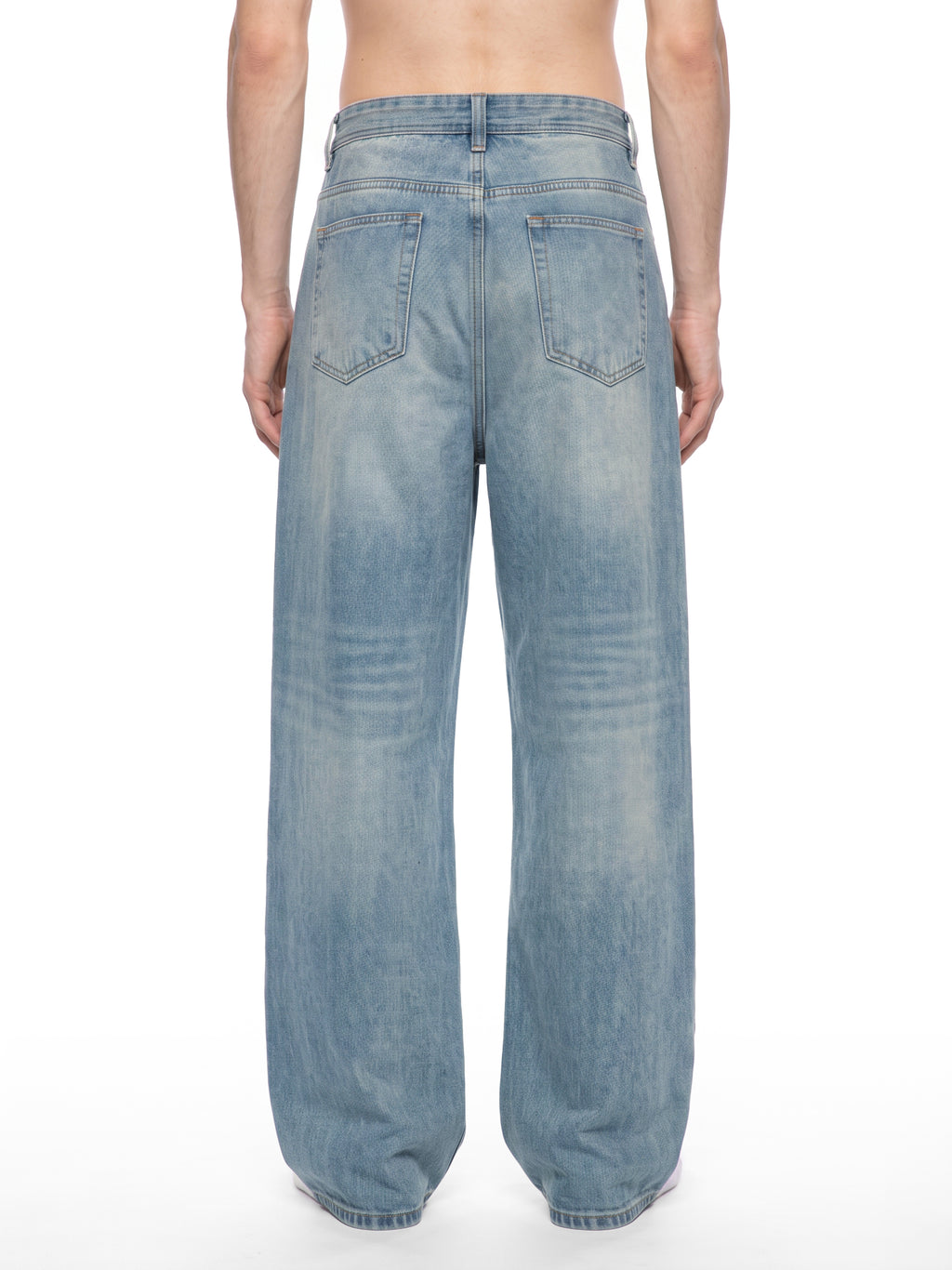 M | vintage wash denim jeans