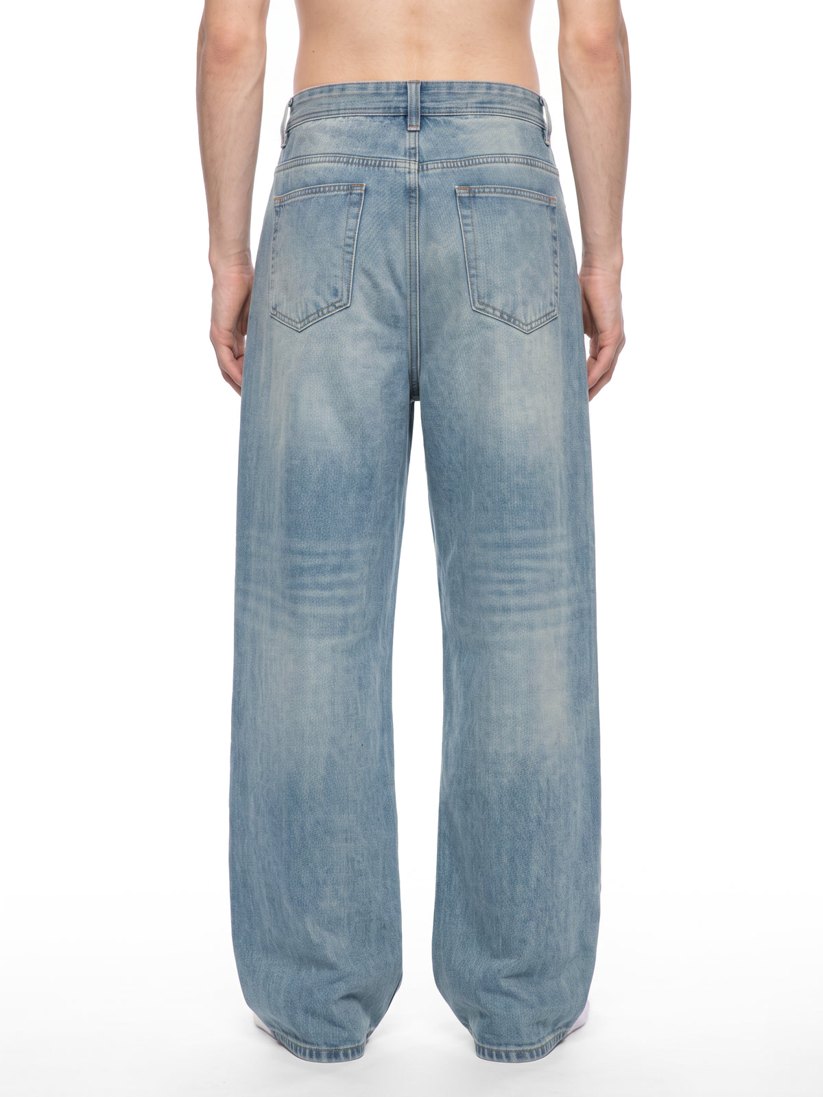 M | vintage wash denim jeans
