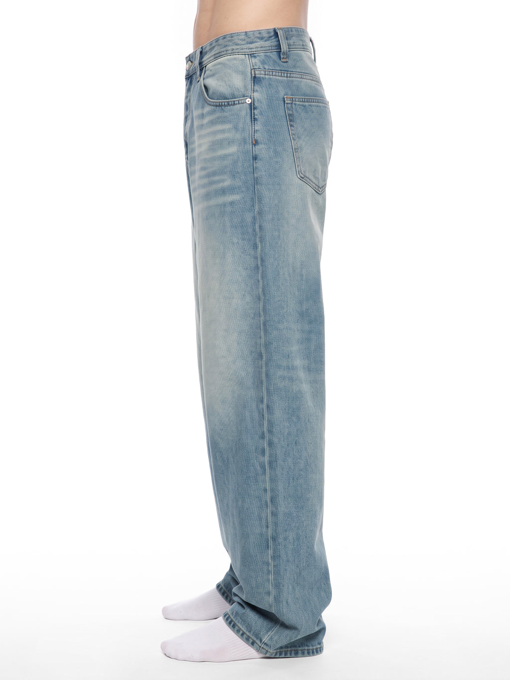 M | vintage wash denim jeans