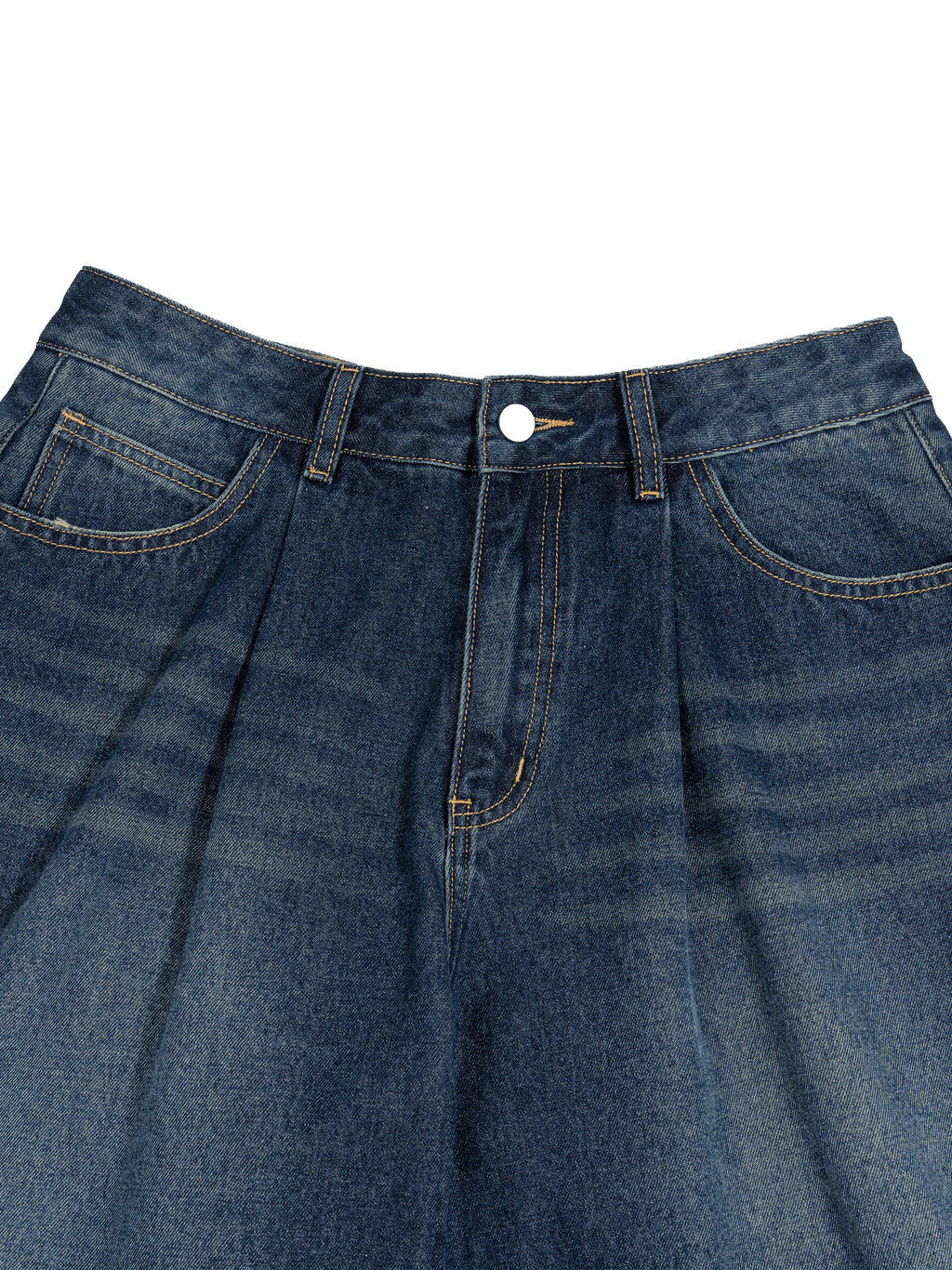 M | Wide Leg Denim Surf Shorts