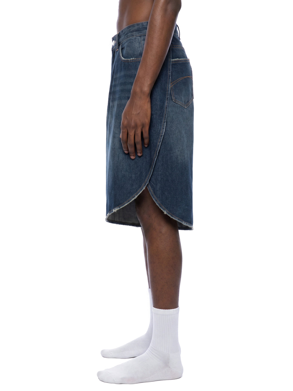 M | Wide Leg Denim Surf Shorts