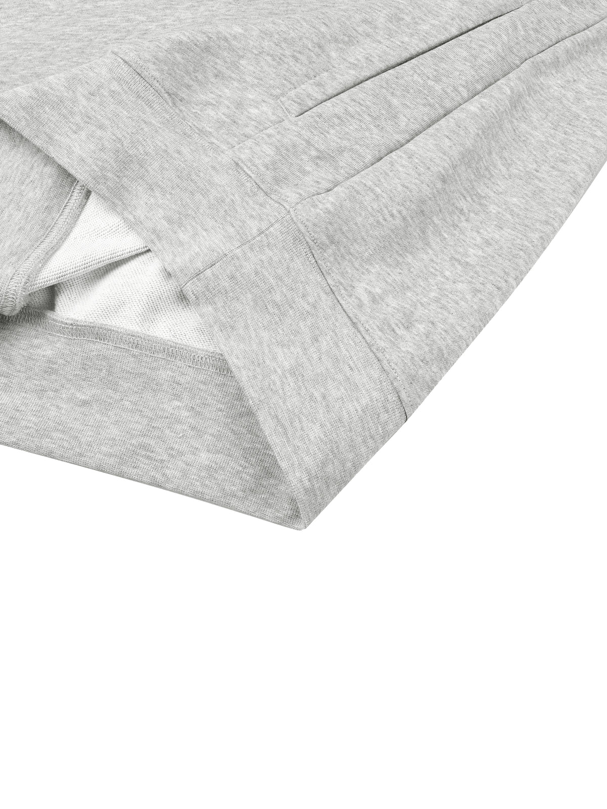 O | quarter-zip drop shoulder sweatshirt