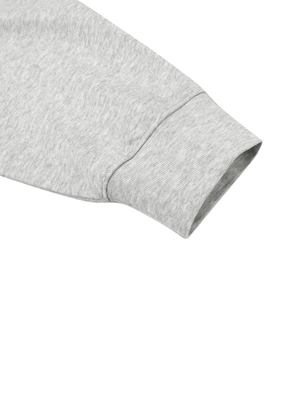 O | quarter-zip drop shoulder sweatshirt