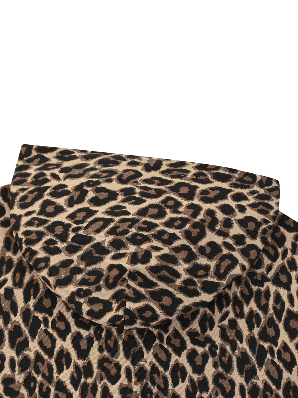 O | leopard full zip hoodie