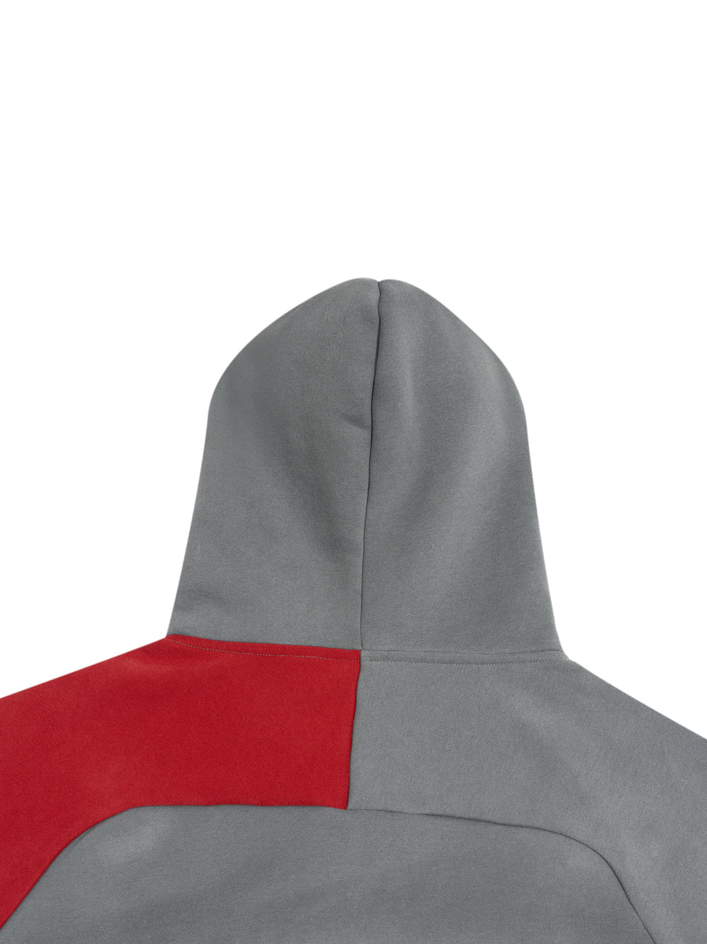 O | colour-block fleece hoodie