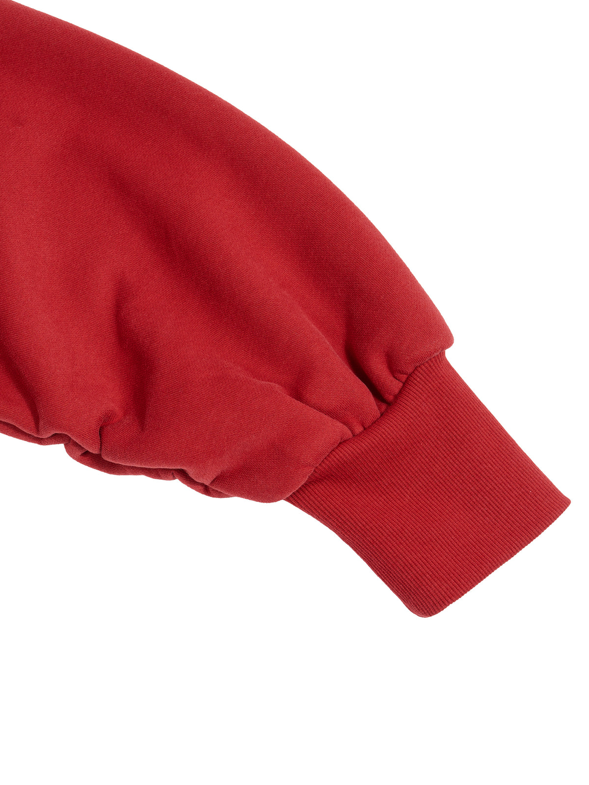 O | colour-block fleece hoodie