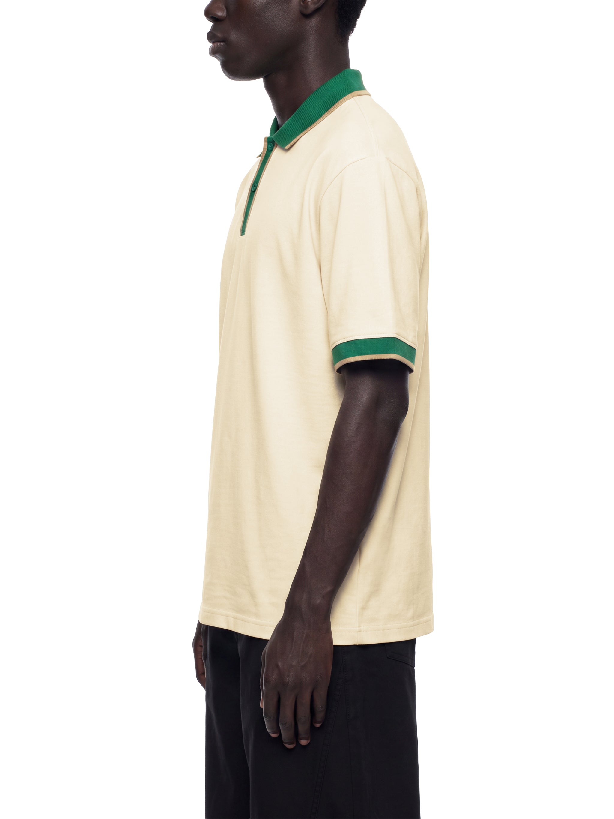 O | colour block polo shirt