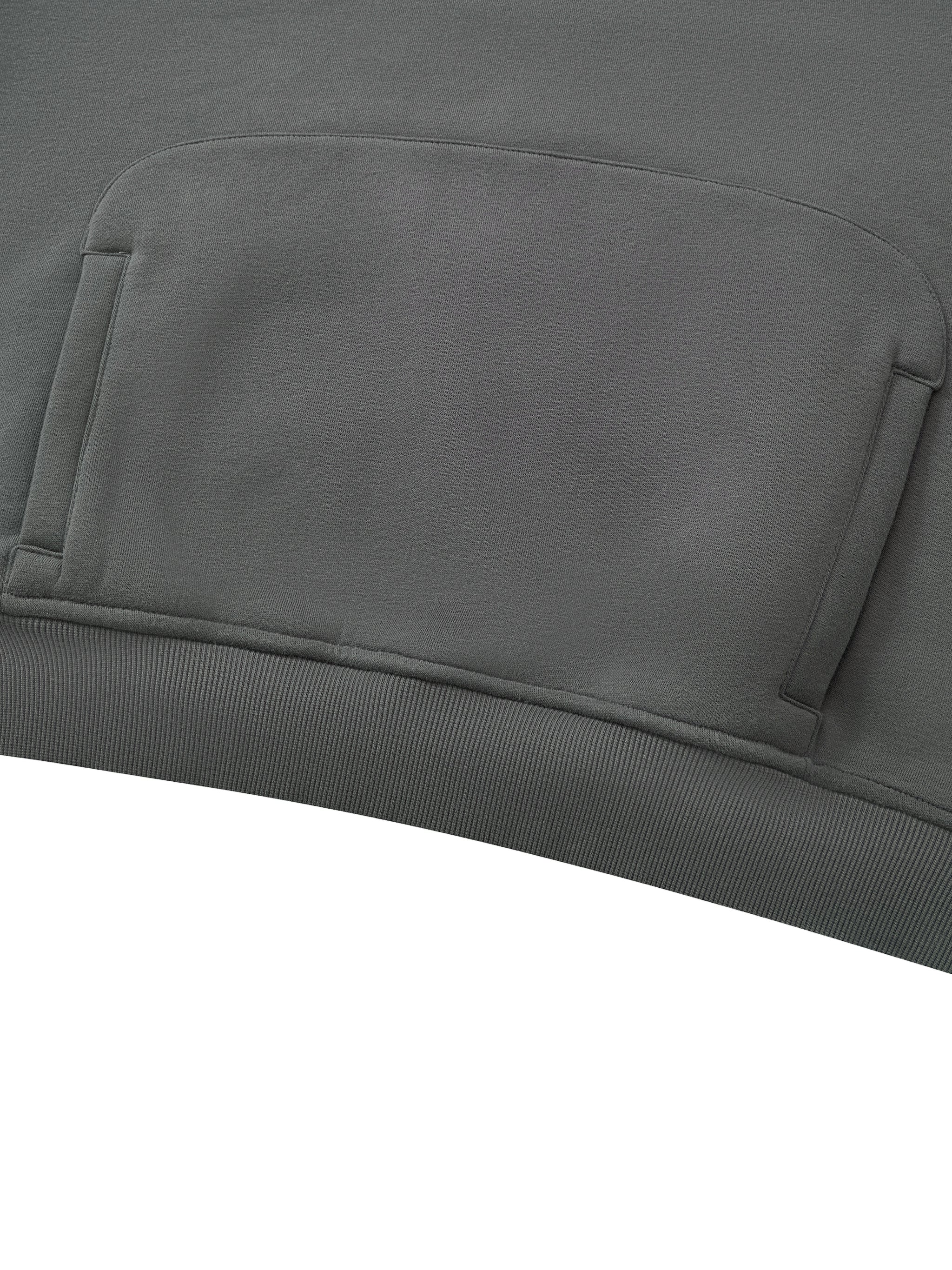 O | fleece raglan colour block hoodie