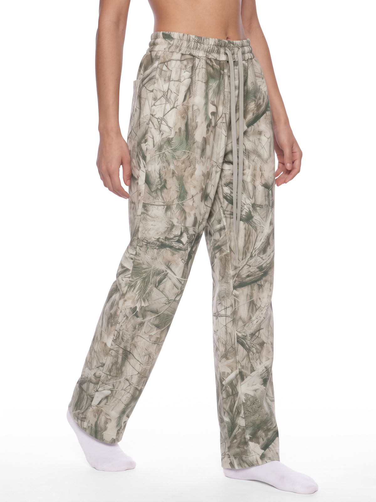 O | fleece tree camo sweatpants