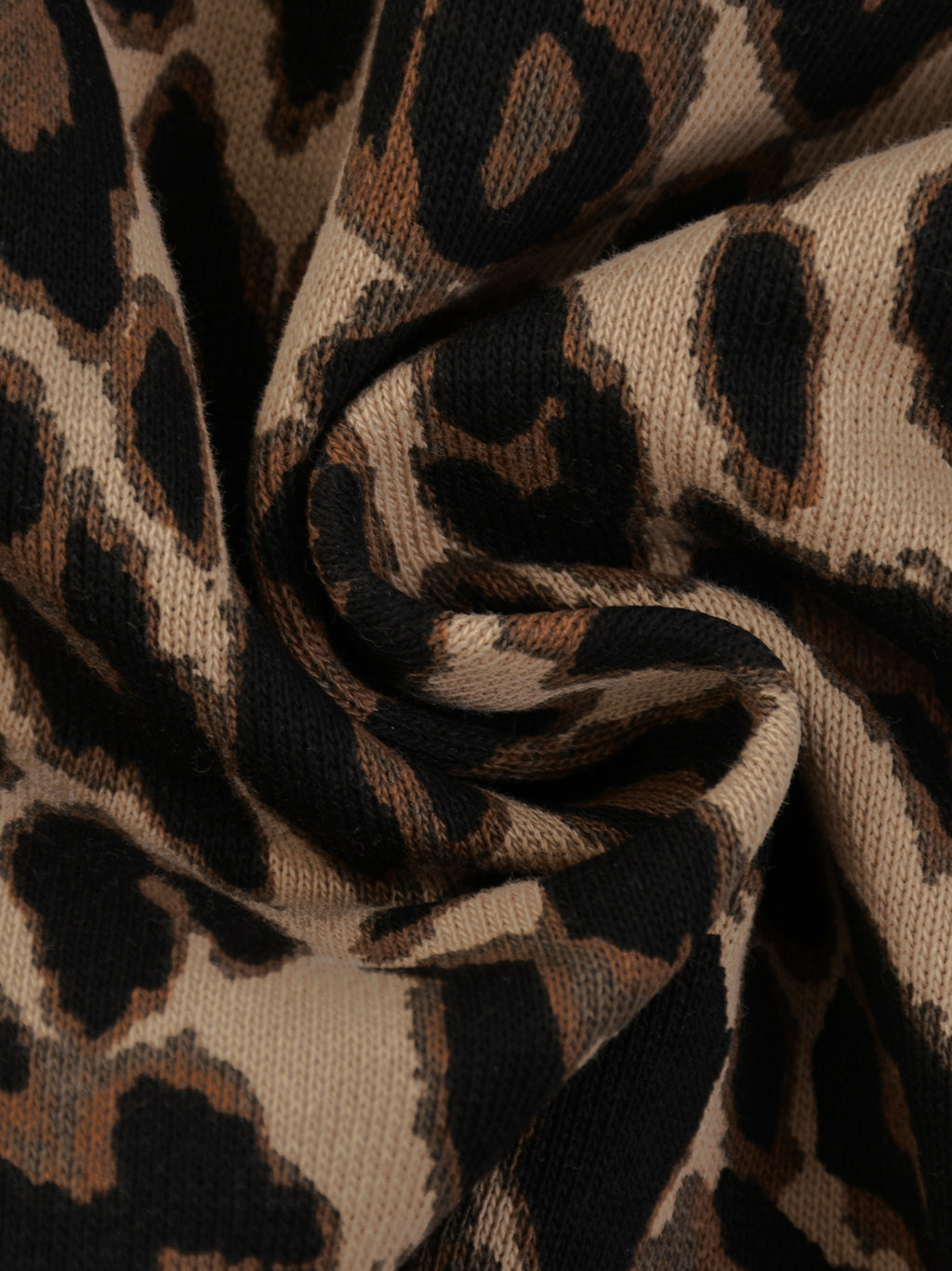 O | leopard barrel leg sweatpants