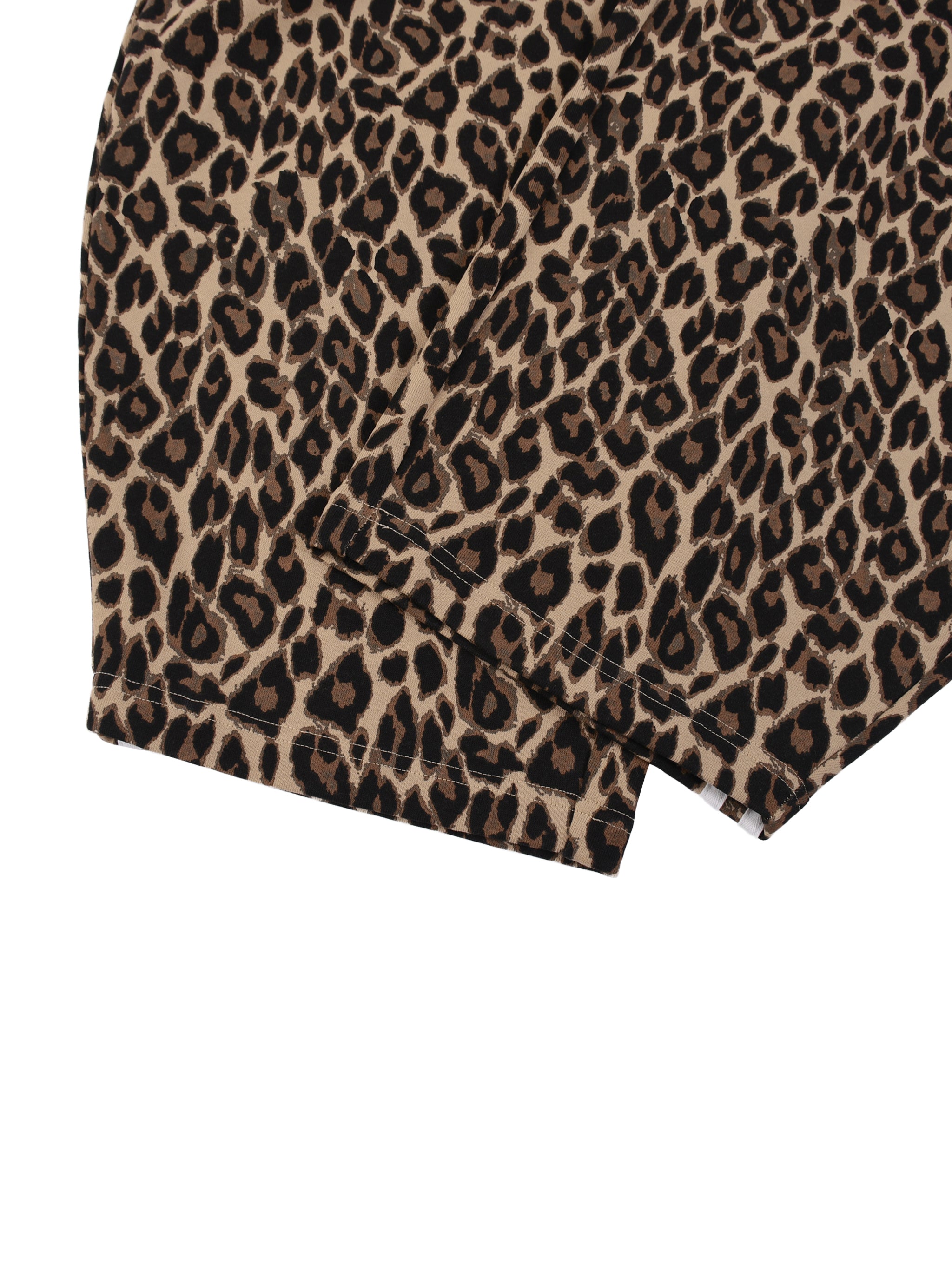 O | leopard barrel leg sweatpants
