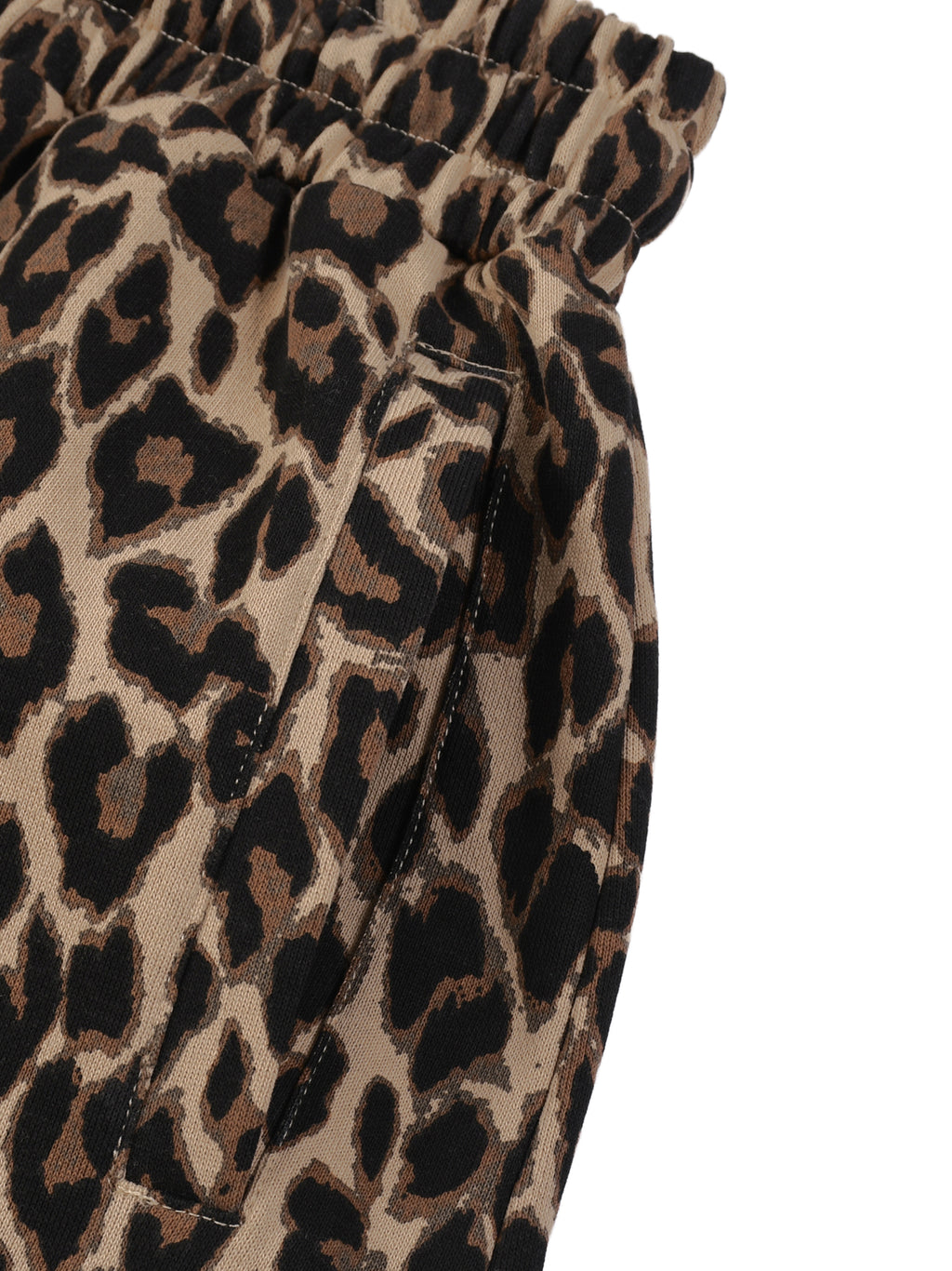 O | leopard barrel leg sweatpants