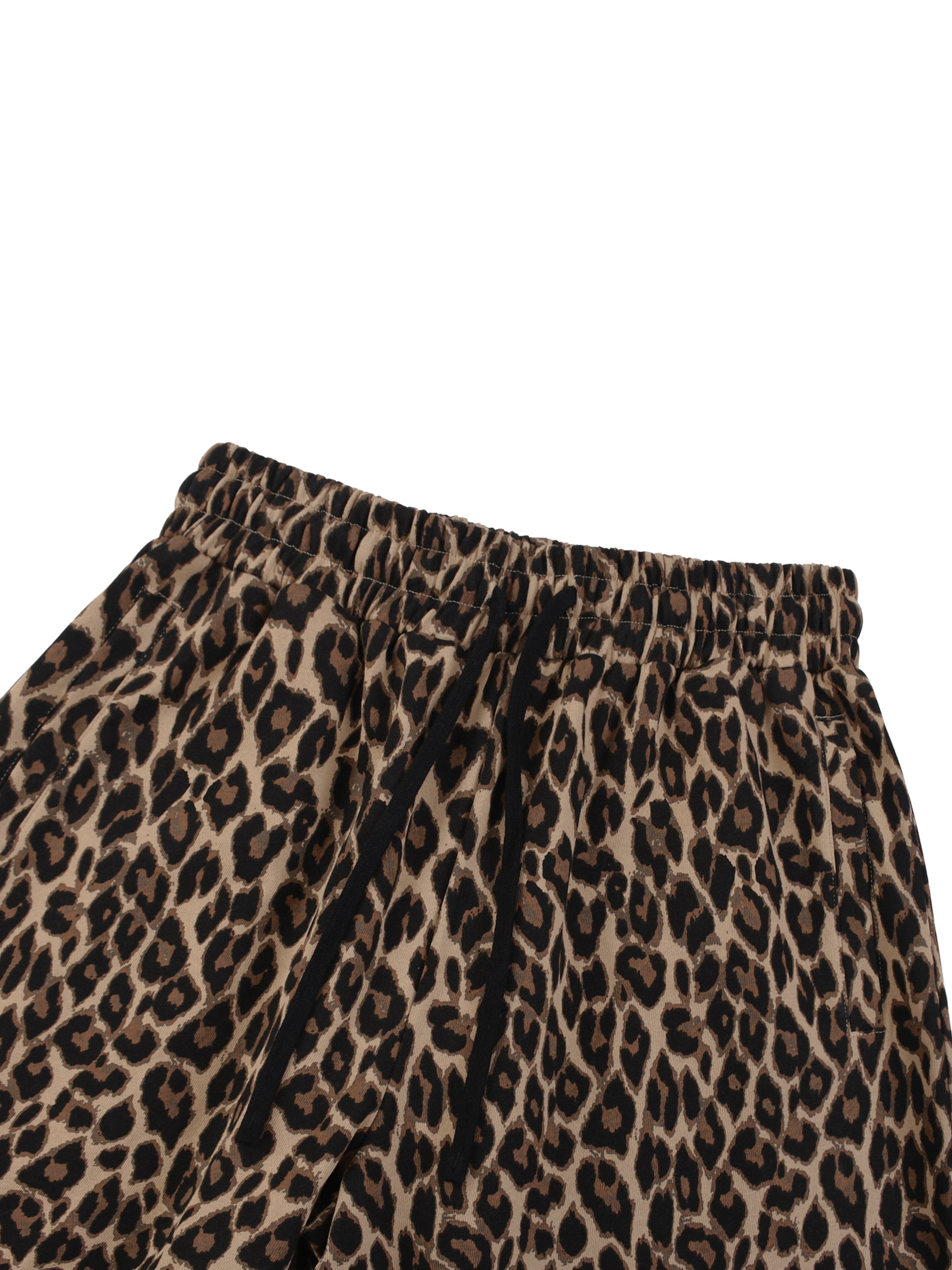 O | leopard barrel leg sweatpants