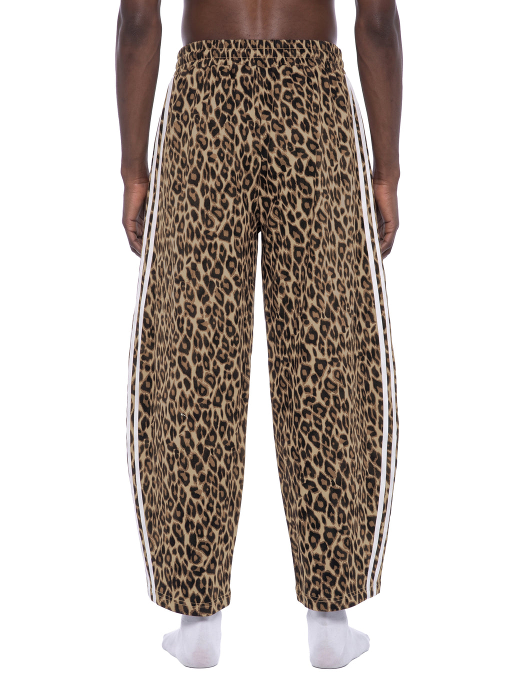 O | leopard barrel leg sweatpants