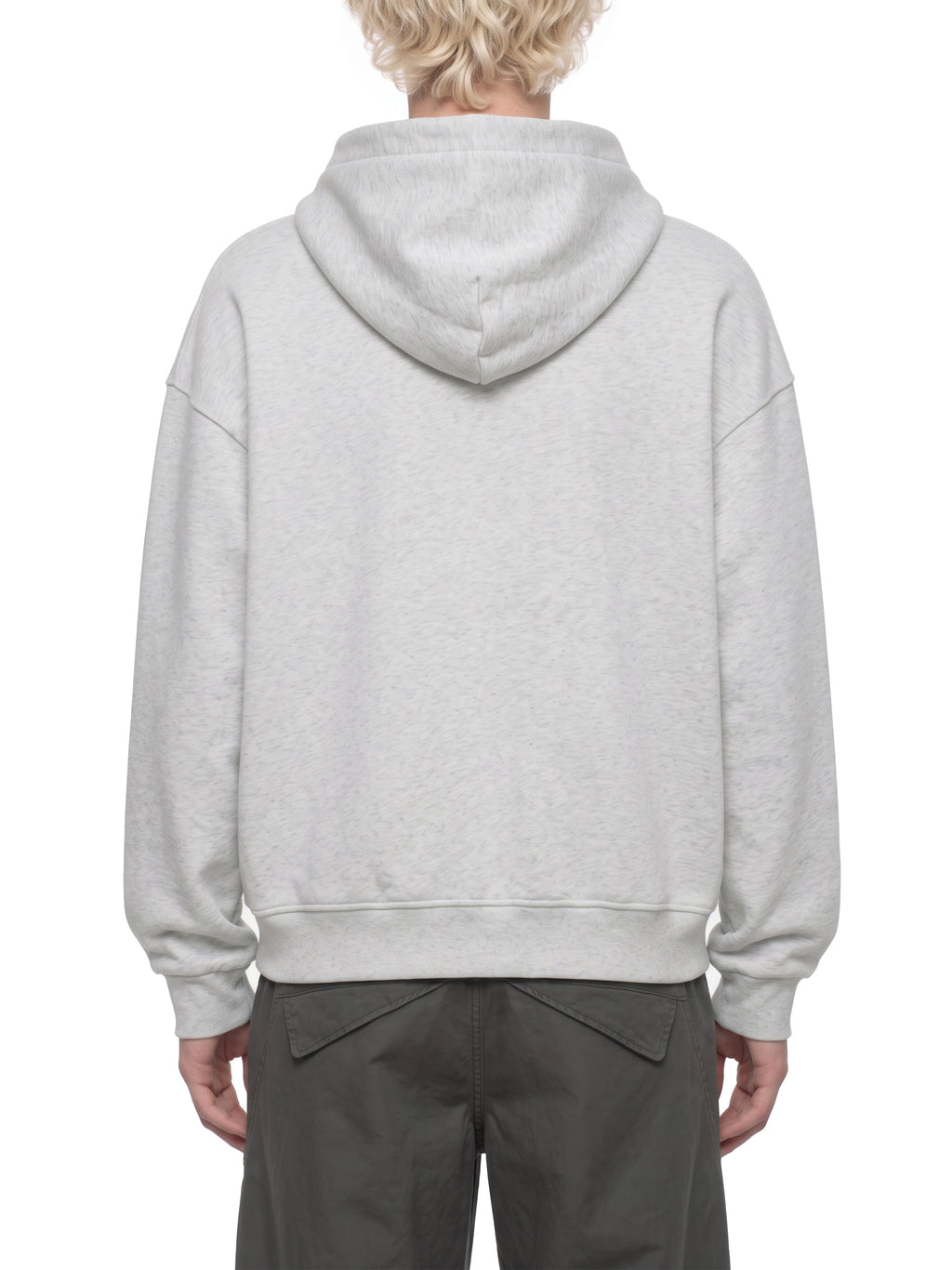 O | oversized chunky-zip boxy hoodie