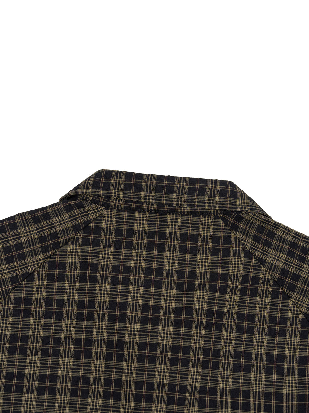 O | plaid full-zip track jacket