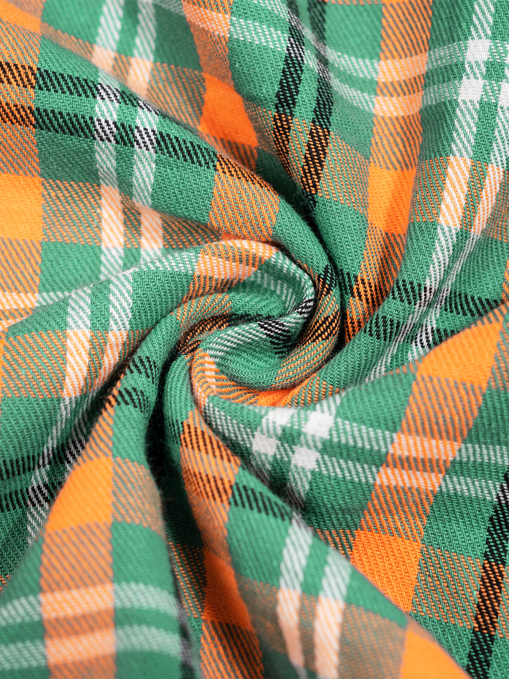 O | oversized plaid colour block shirt