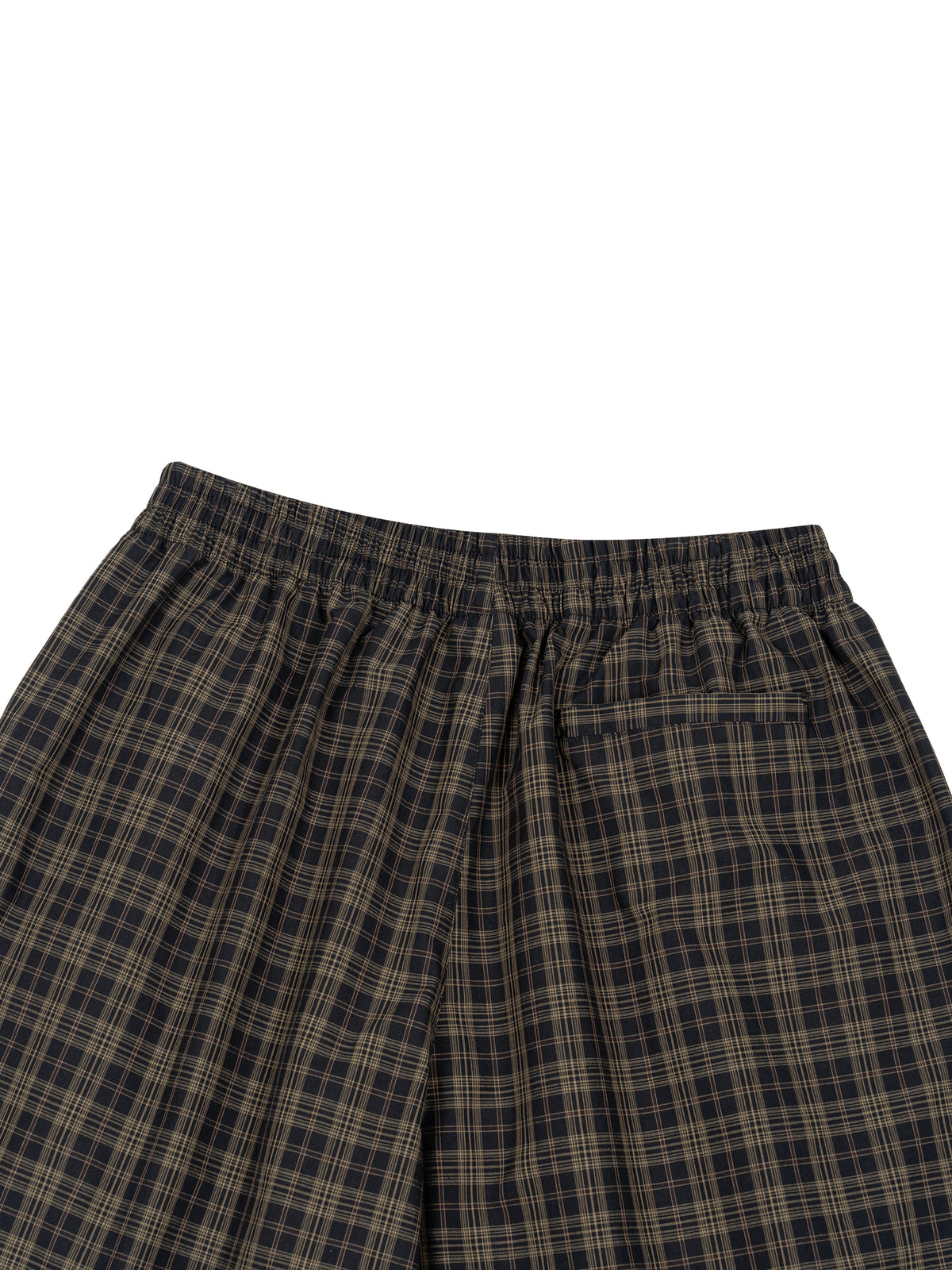 O | plaid wide leg pants