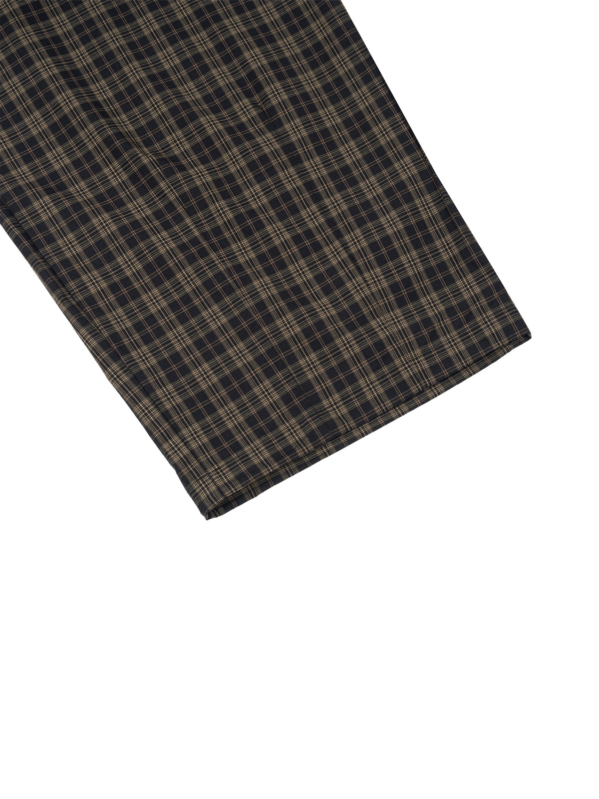 O | plaid wide leg pants