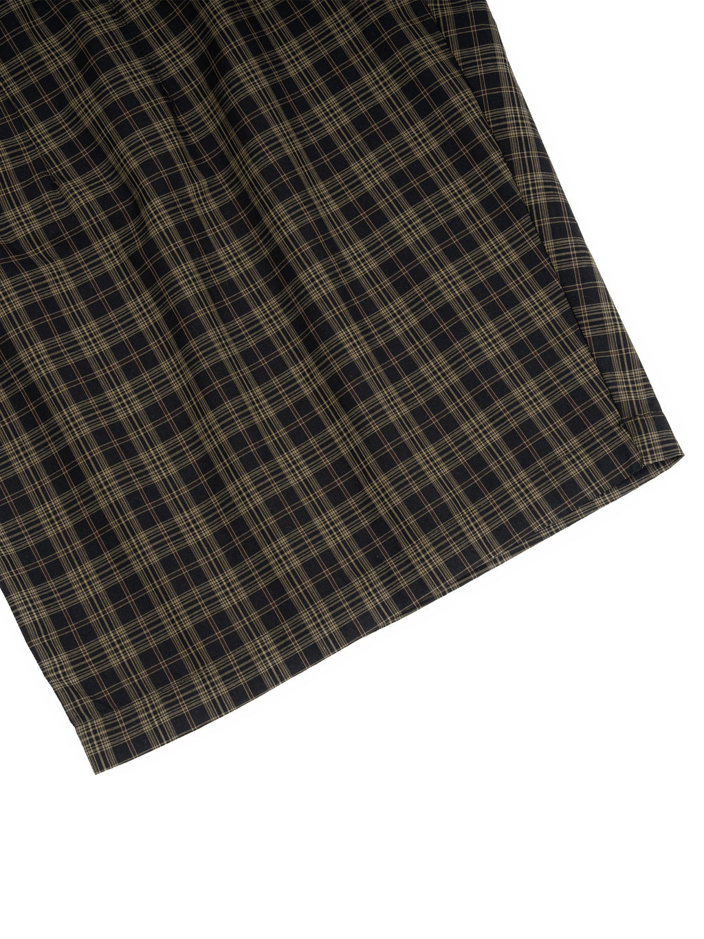 O | plaid wide leg shorts