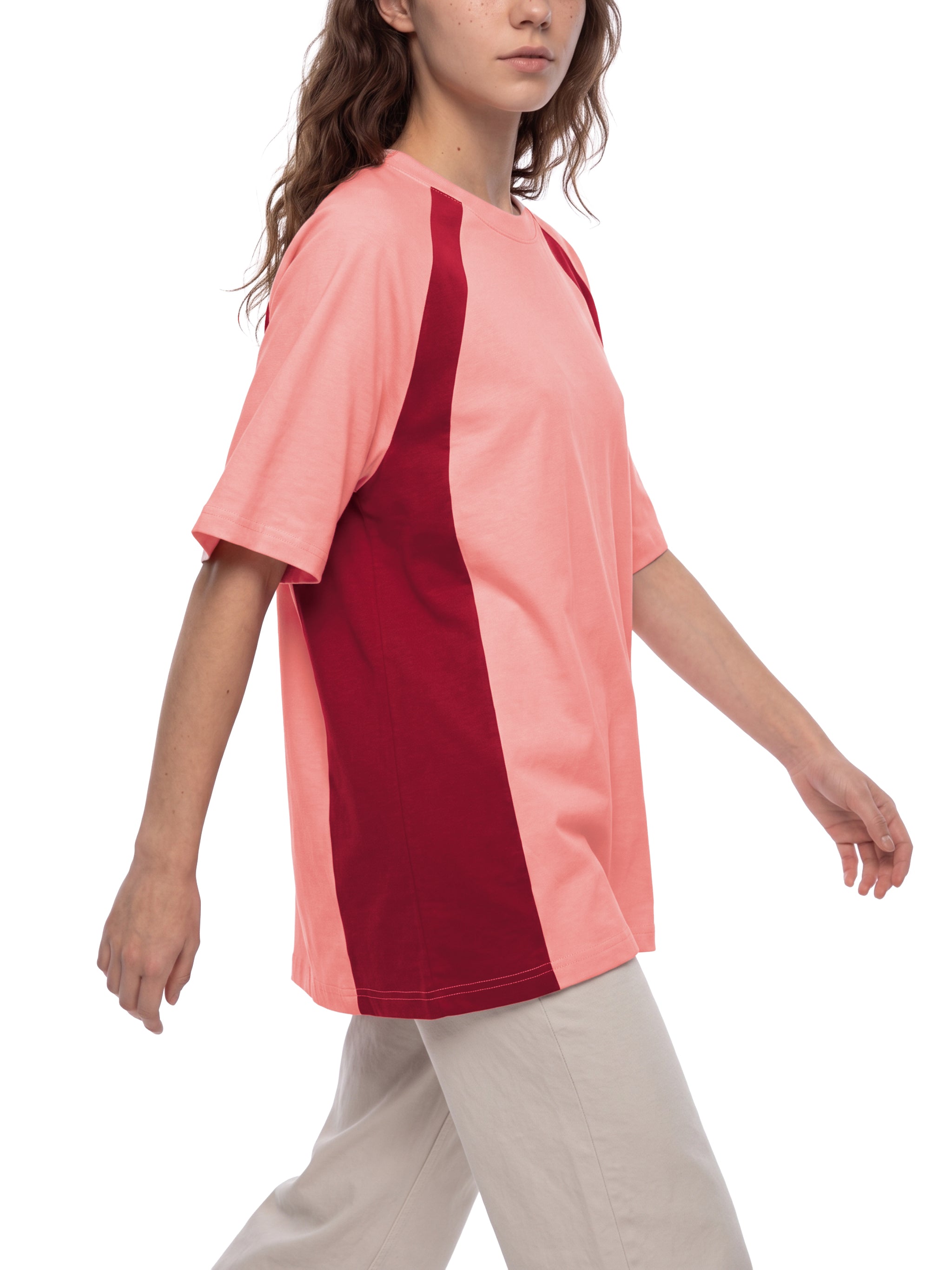O | raglan colour block t-shirt