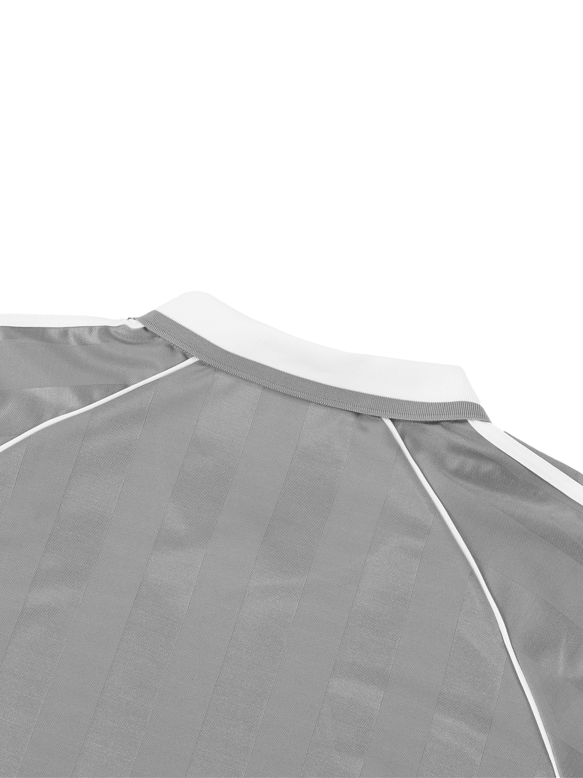 O | shadow stripe collared soccer jersey