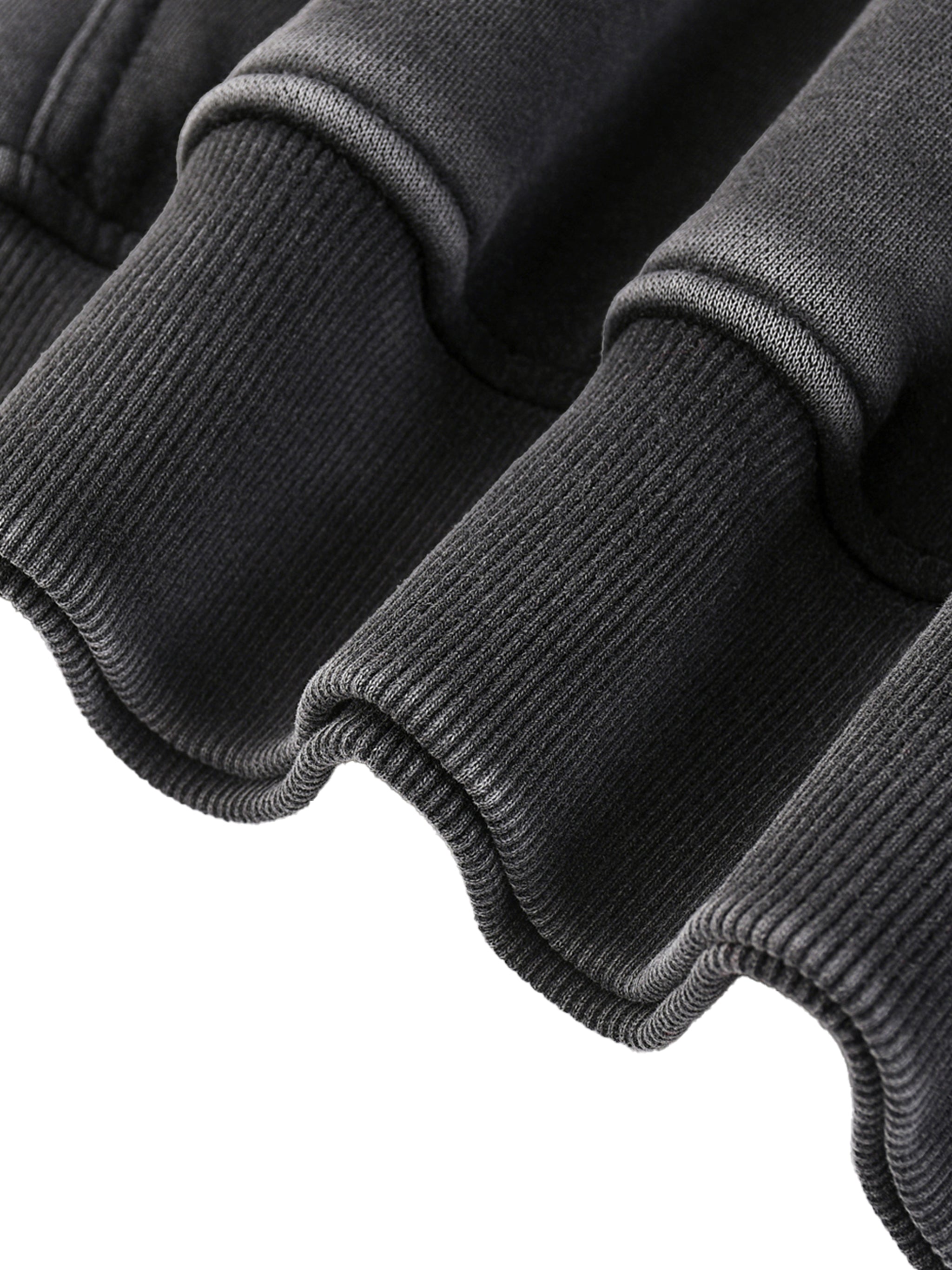 O | snow-wash fleece oversized hoodie