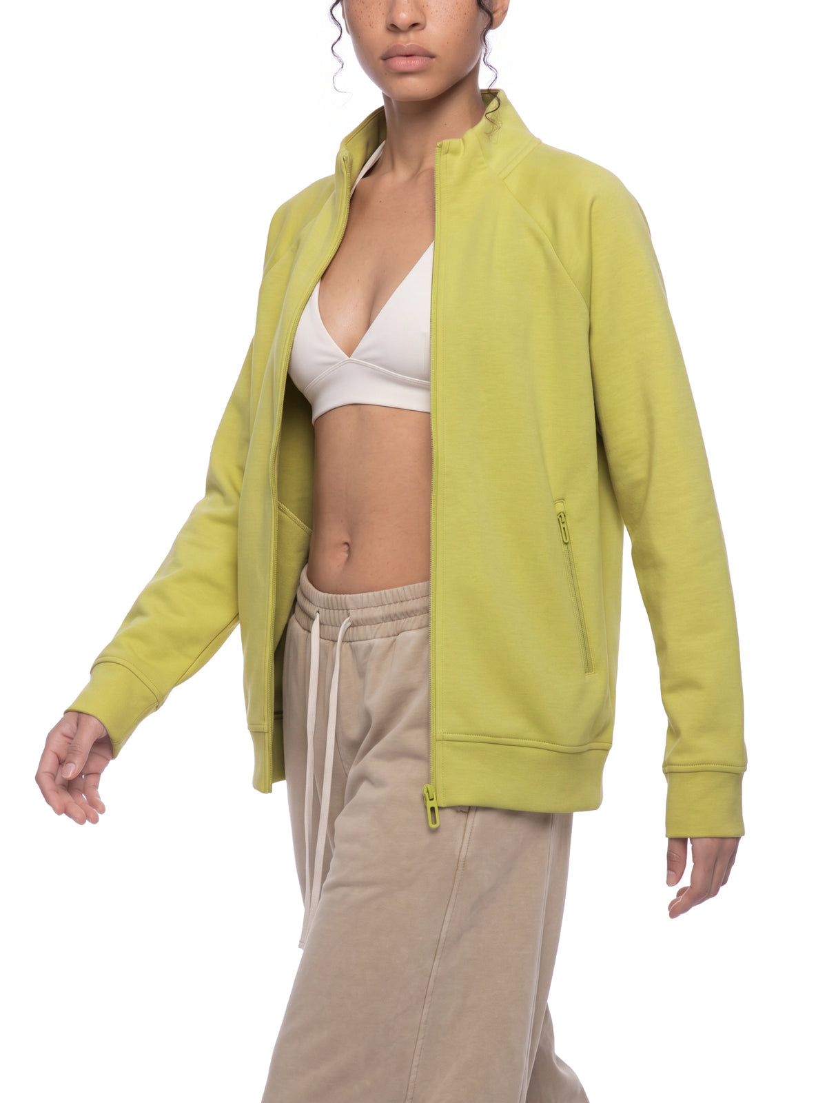 O | stand collar jacket