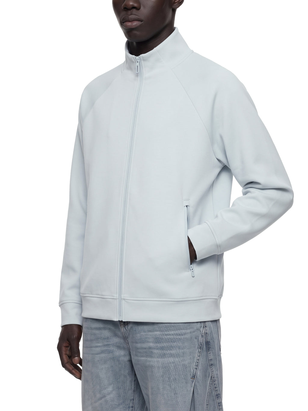 O | stand collar jacket