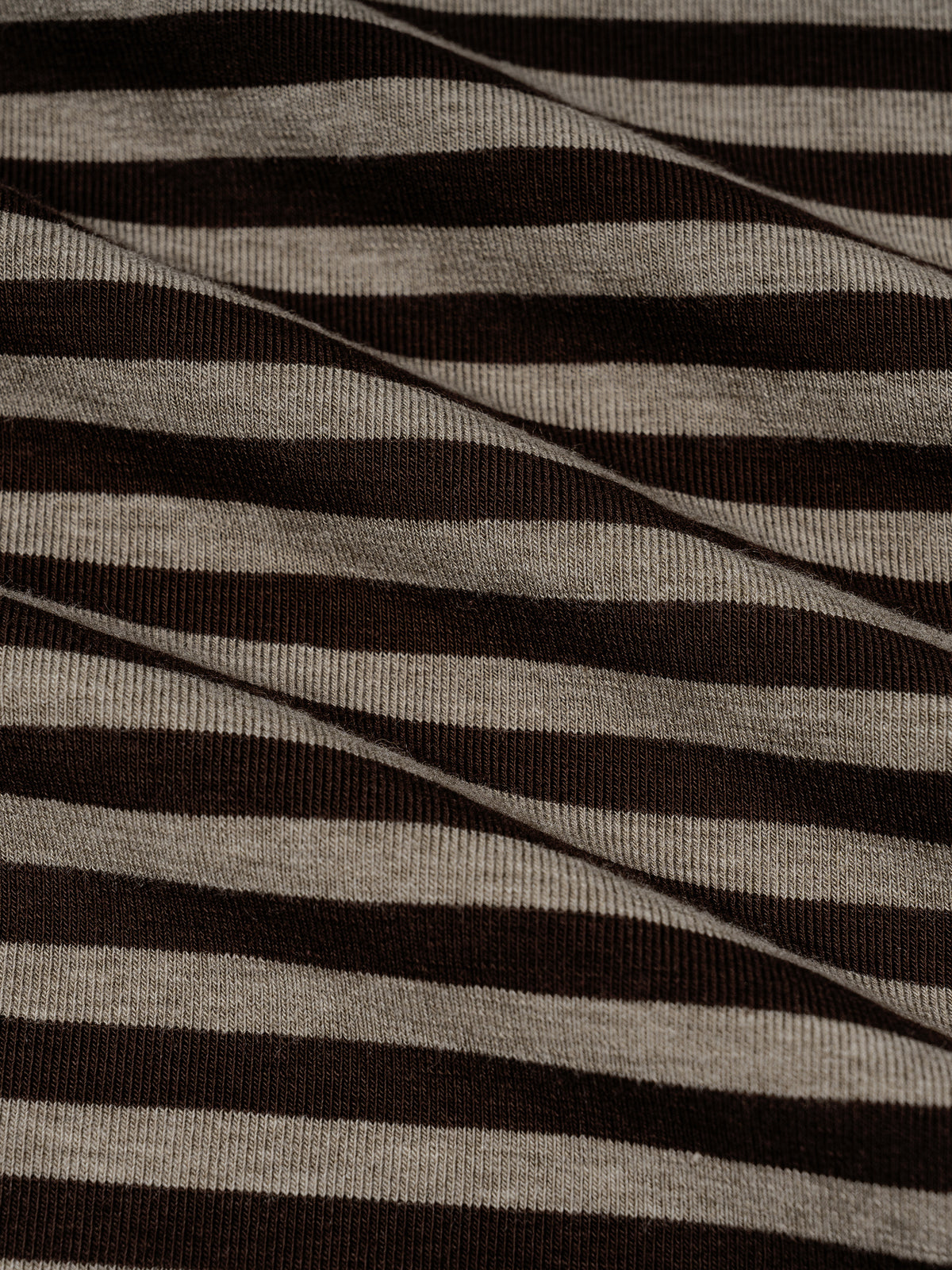 O | striped panel boxy long sleeve t-shirt