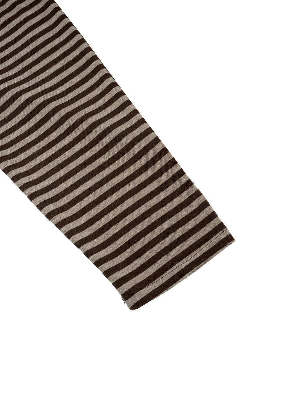 O | striped panel boxy long sleeve t-shirt
