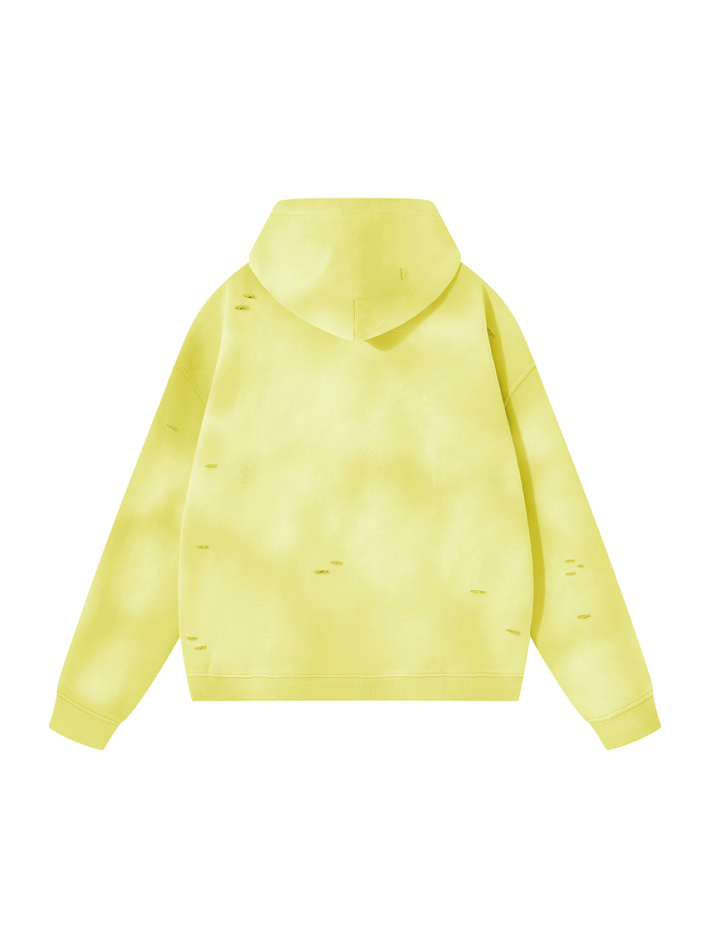 O | sunfade frayed fleece hoodie