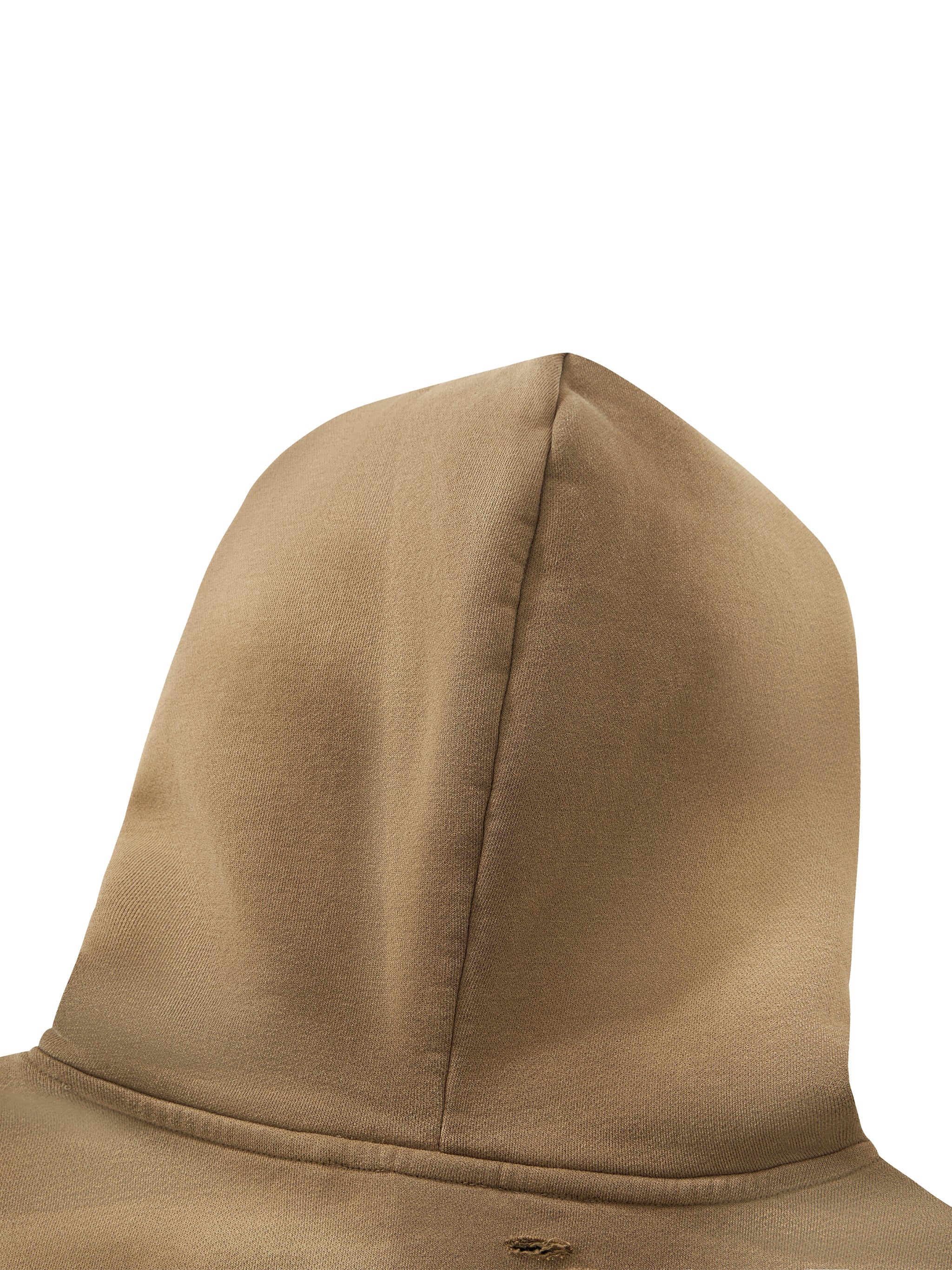 O | sunfade frayed fleece hoodie