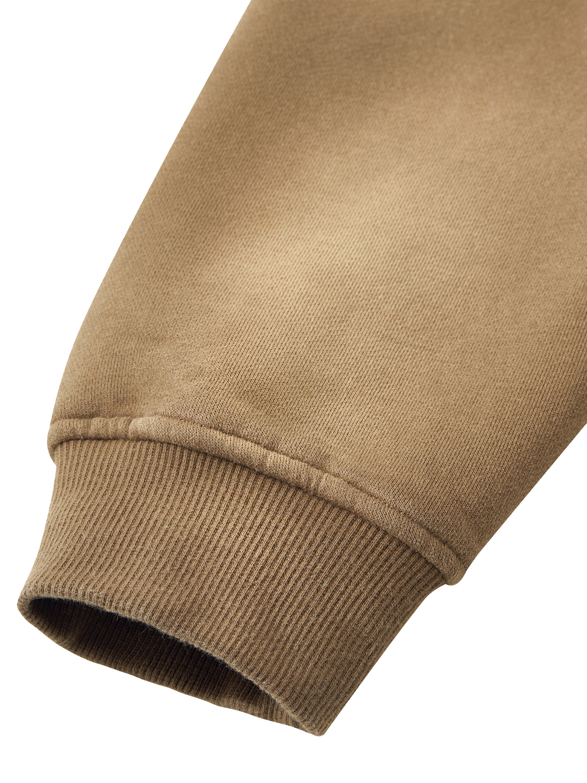O | sunfade frayed fleece hoodie
