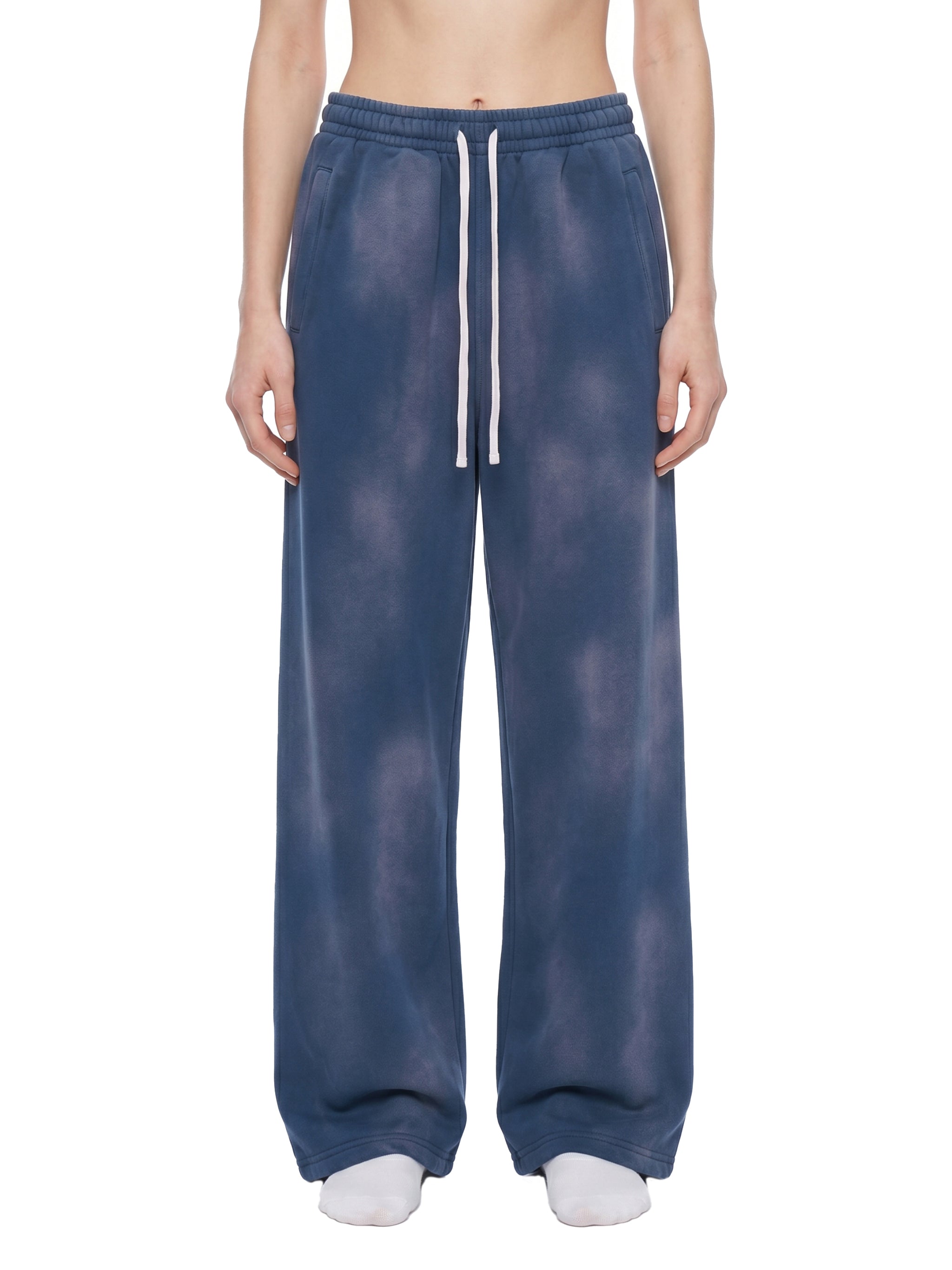 O | sunfade wide leg fleece sweatpants