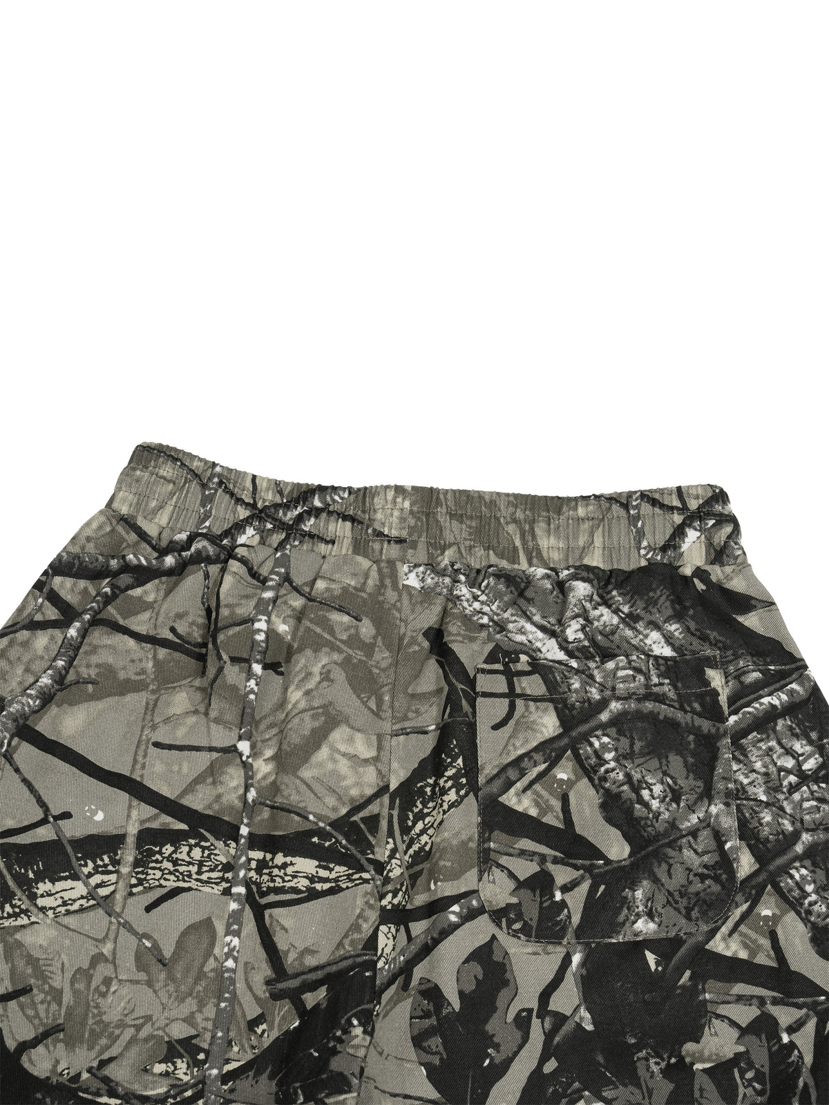 O | tree camo barrel leg pants
