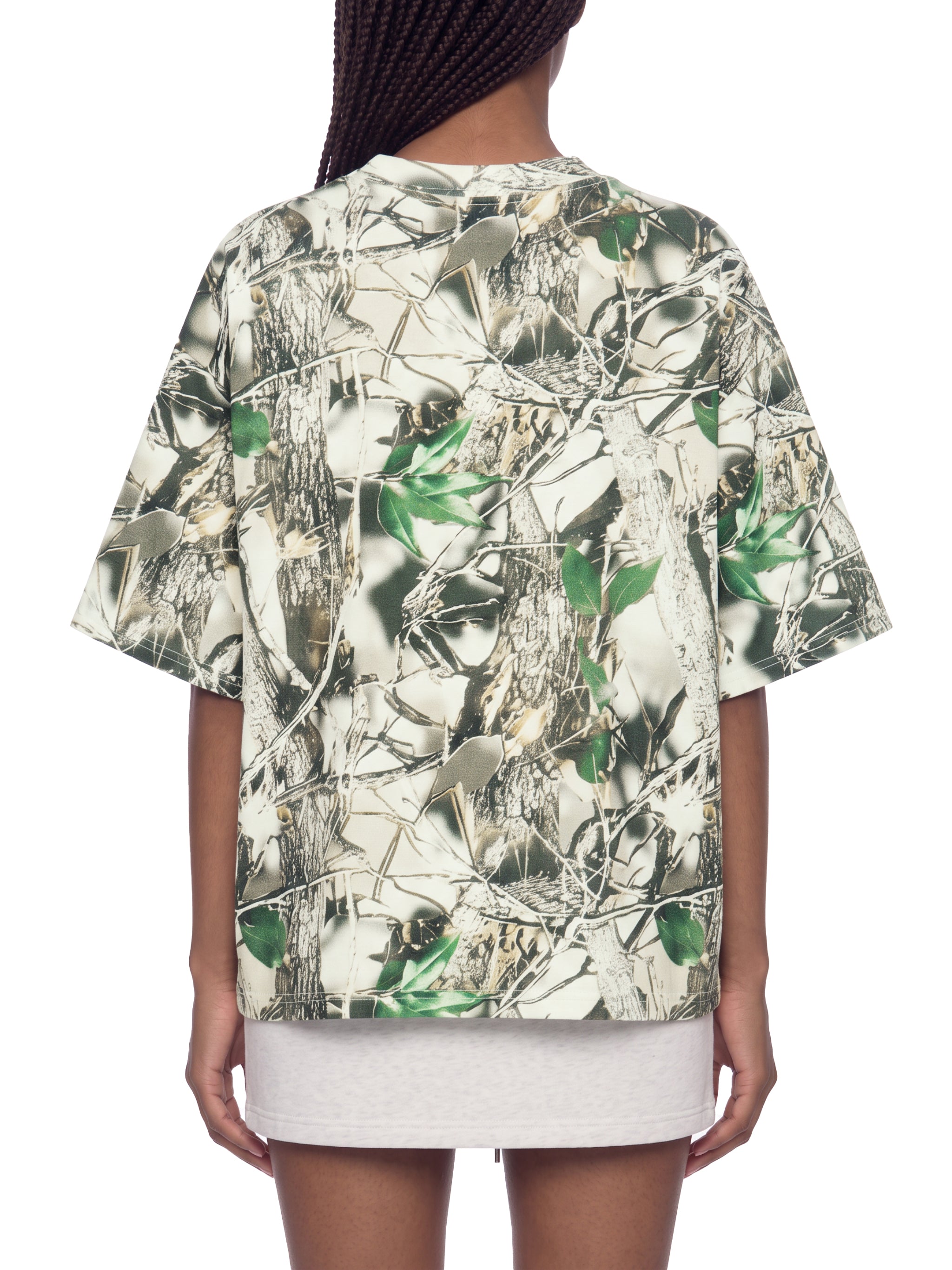 O | tree camo boxy t-shirt