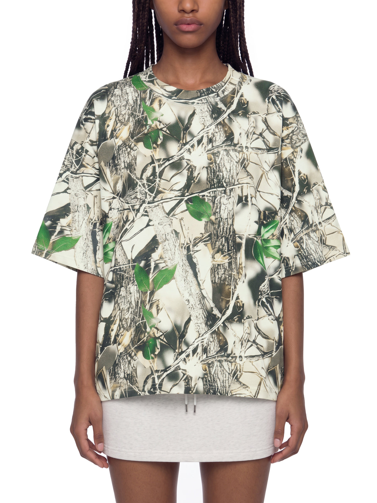 O | tree camo boxy t-shirt