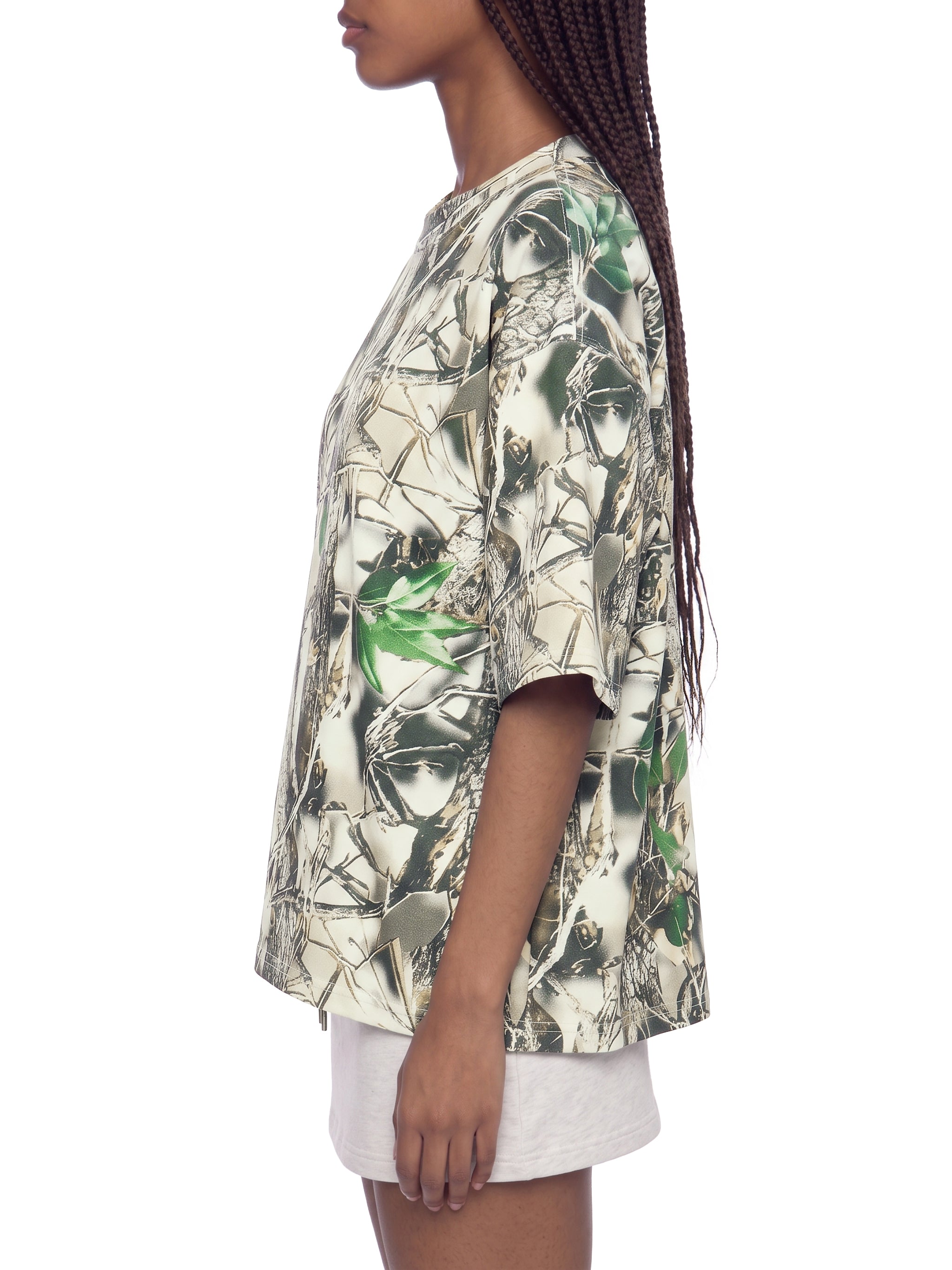 O | tree camo boxy t-shirt