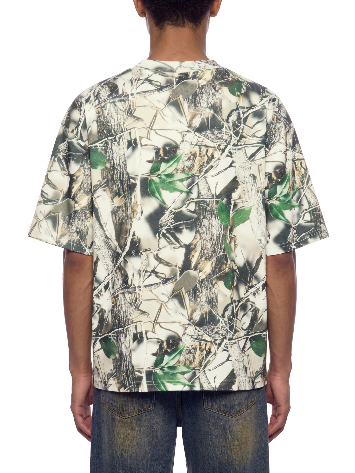 O | tree camo boxy t-shirt
