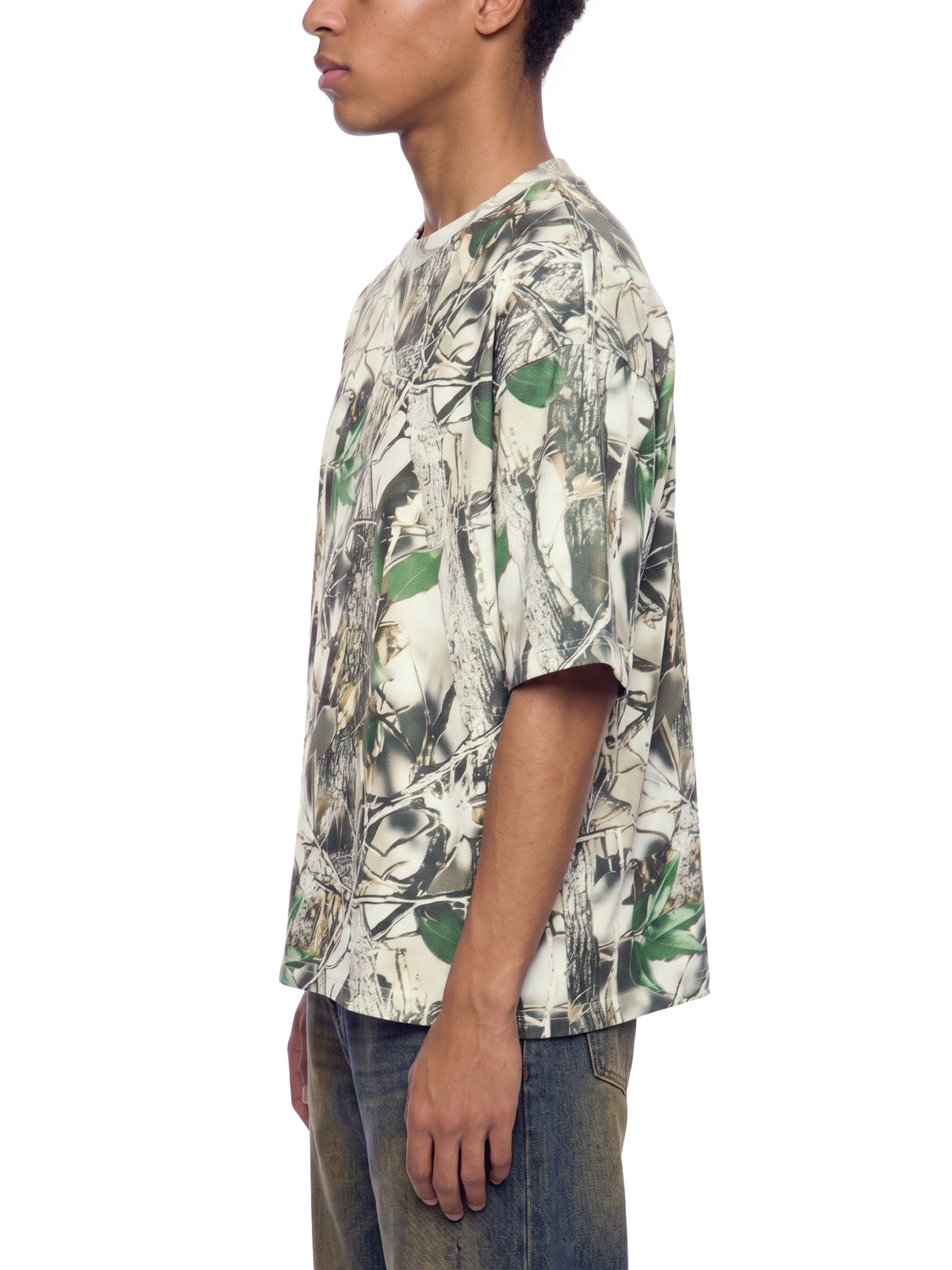 O | tree camo boxy t-shirt