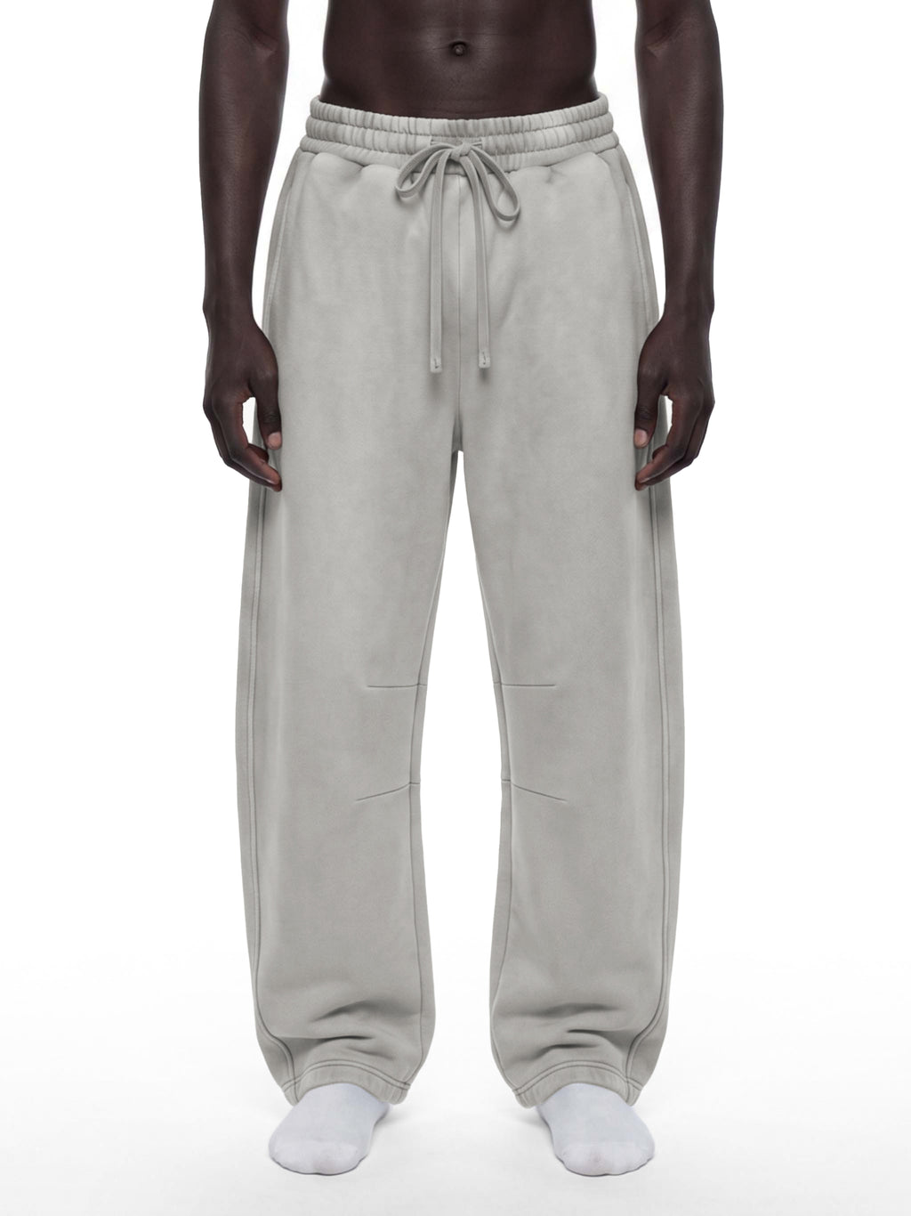 O | vintage wash barrel leg fleece sweatpants