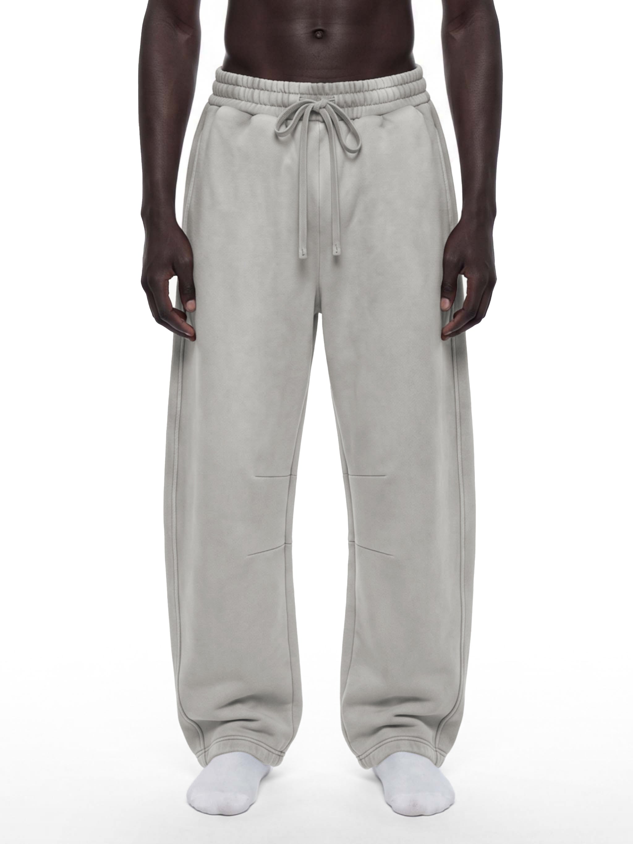 O | vintage wash barrel leg fleece sweatpants