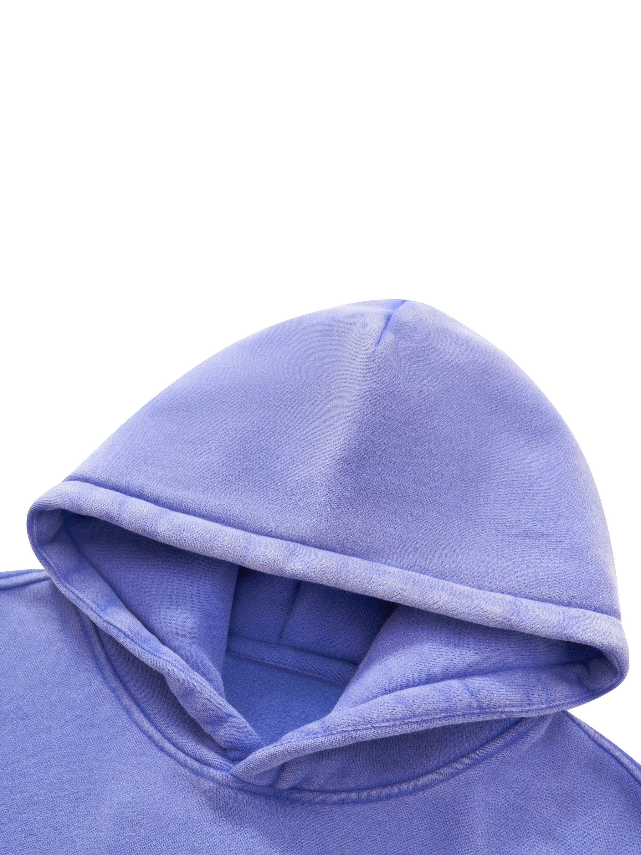 O | vintage wash boxy fleece hoodie | blank